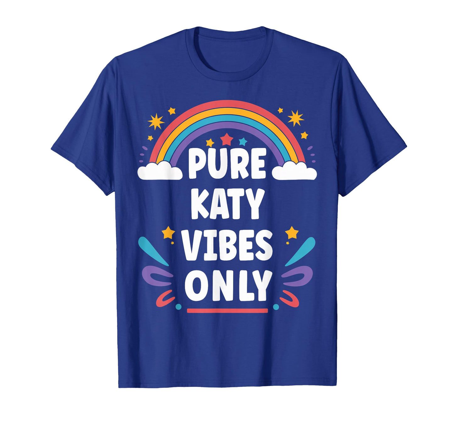 KATY Vibes Only Cute Retro Girls KATY Name T-Shirt