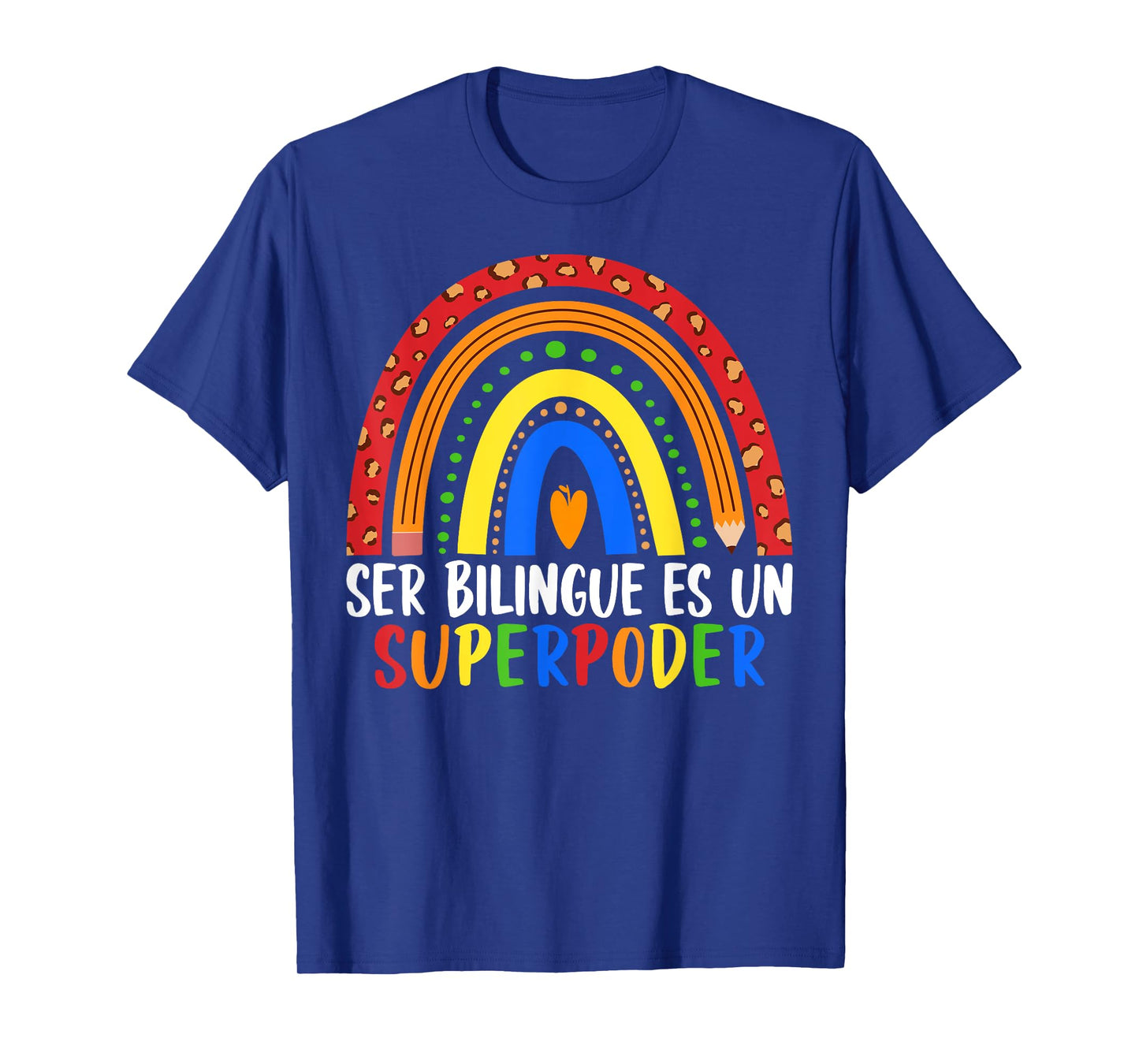 Ser bilingue ES un superpoder Spanish Teacher maestra Quote T-Shirt