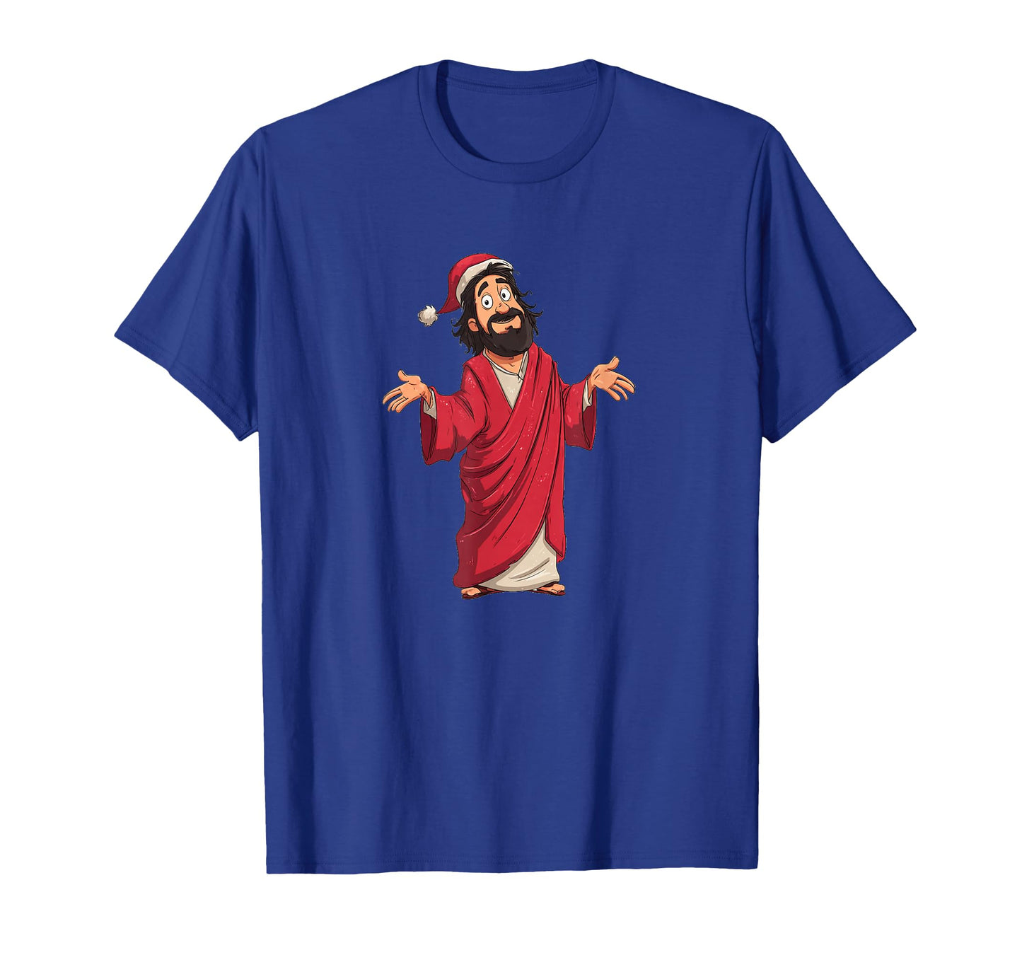 Pretty Jesus Christ Christmas Look with Hat T-Shirt