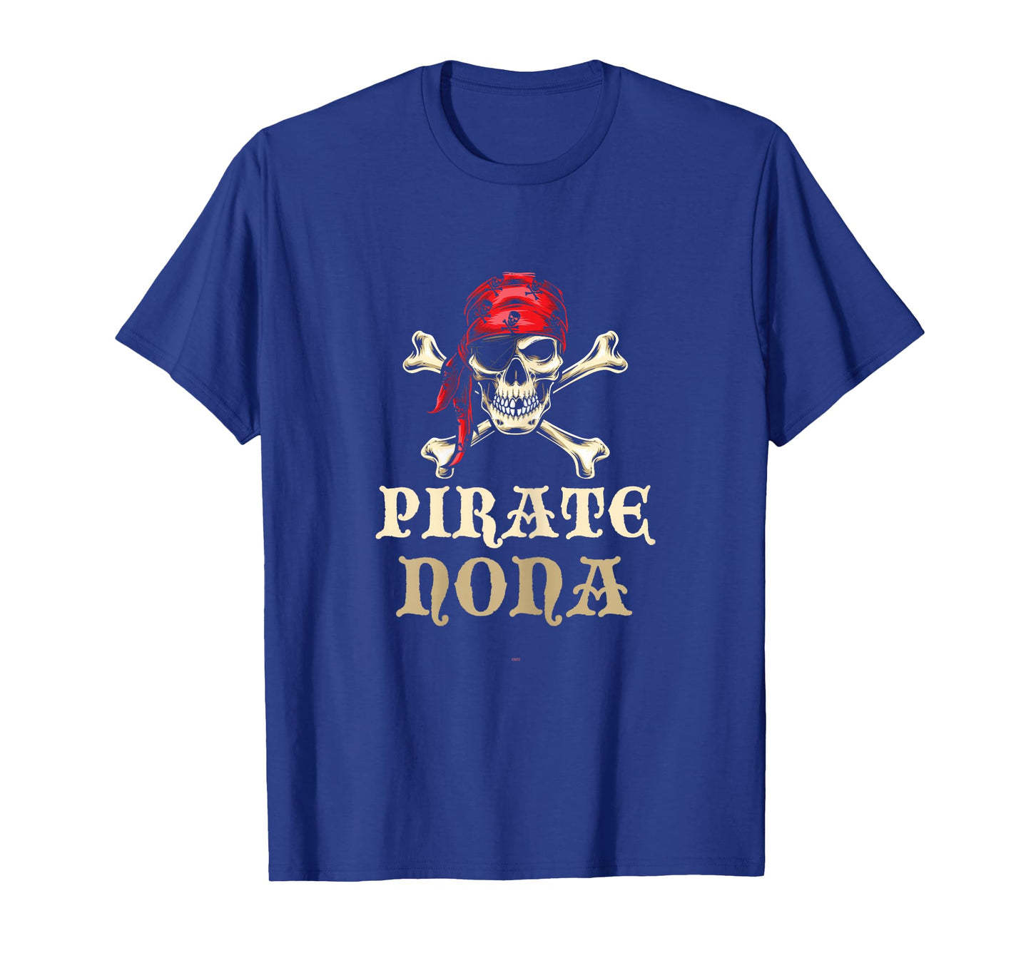 Pirate Nona Skull Matching Grandma Halloween Costume T-Shirt