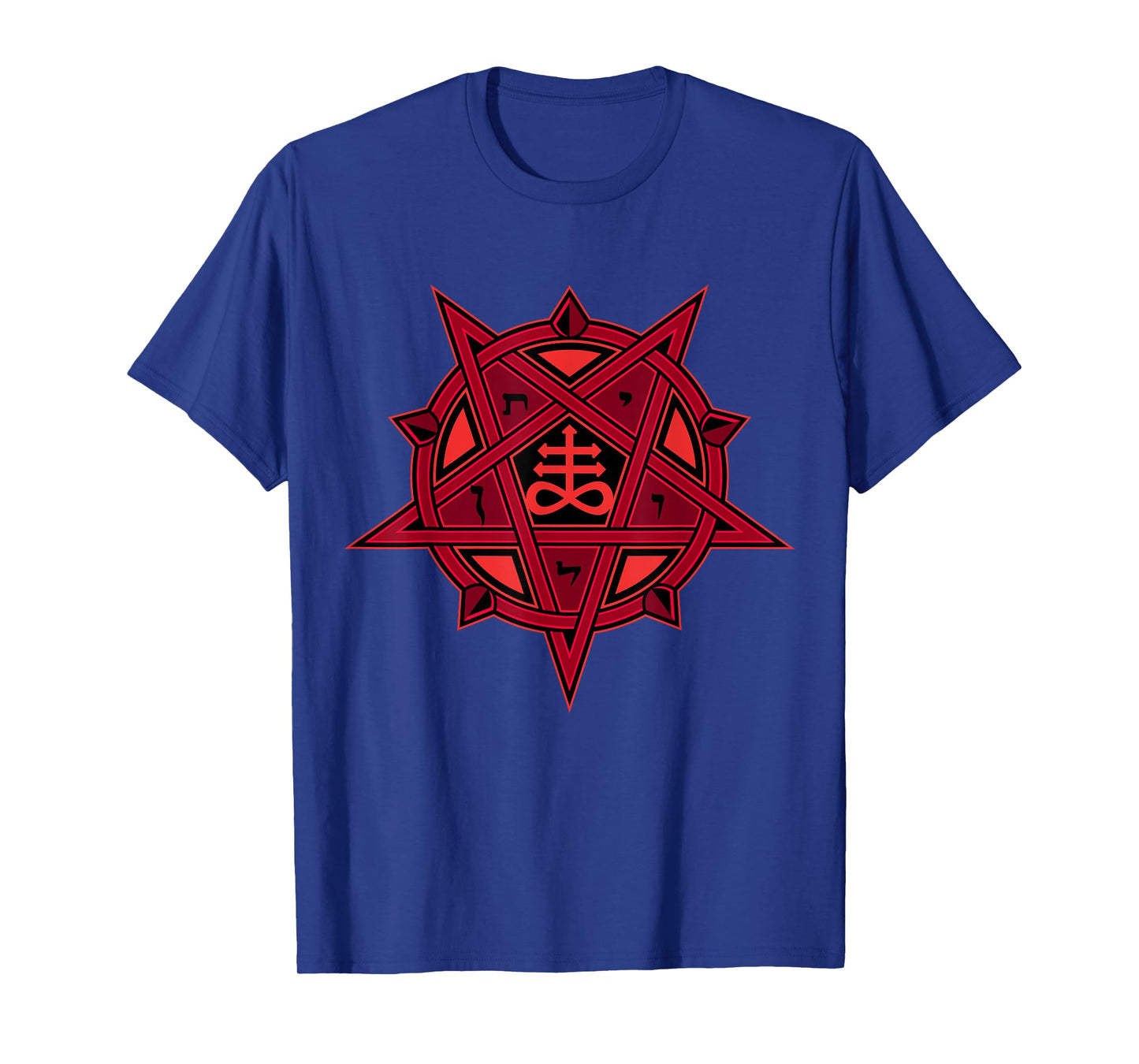 Pentagram Red Devil Baphomet Satanic T-Shirt