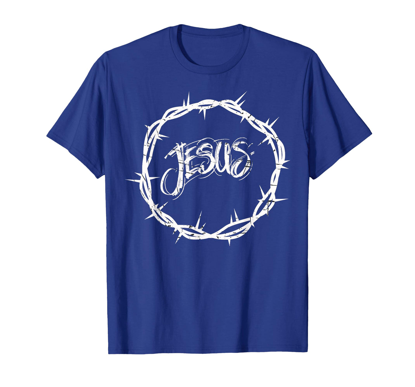 Mens Jesus Crown of Thorns Graphic Design T-Shirt