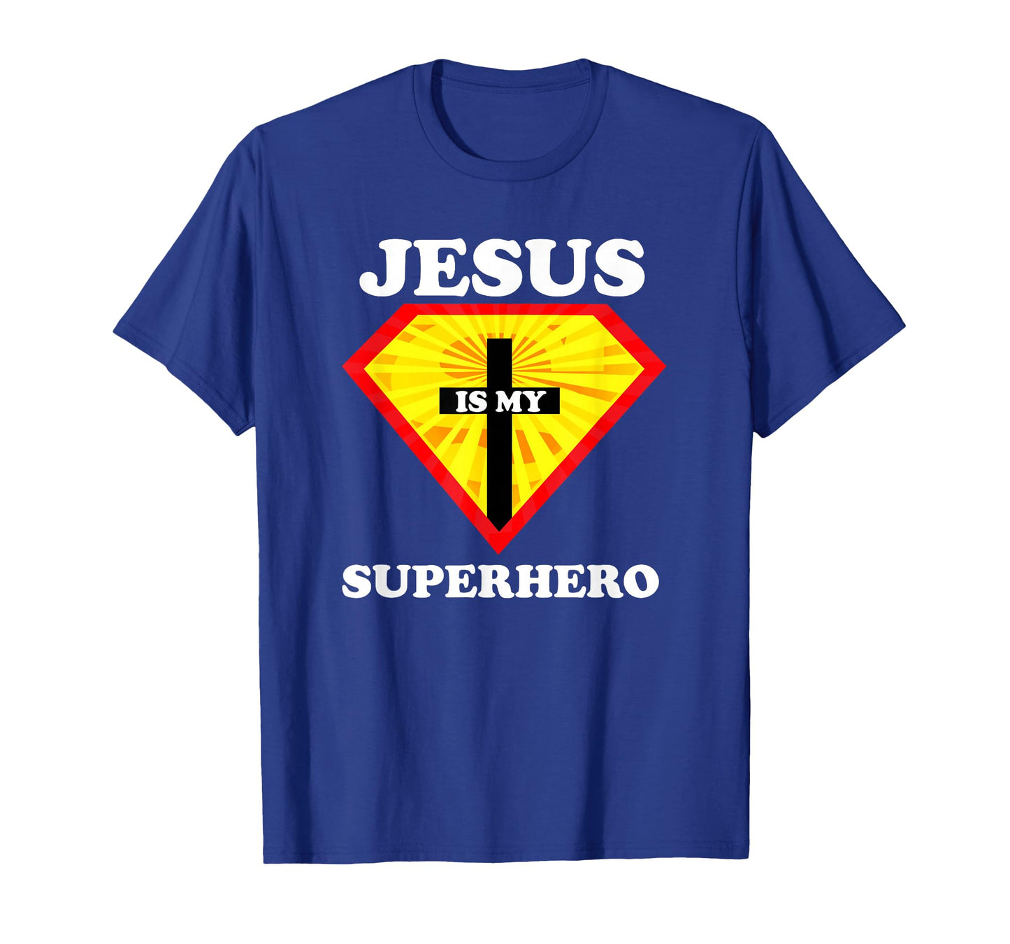Jesus Is My Superhero Cute Powerful Christian Gift American T-Shirt