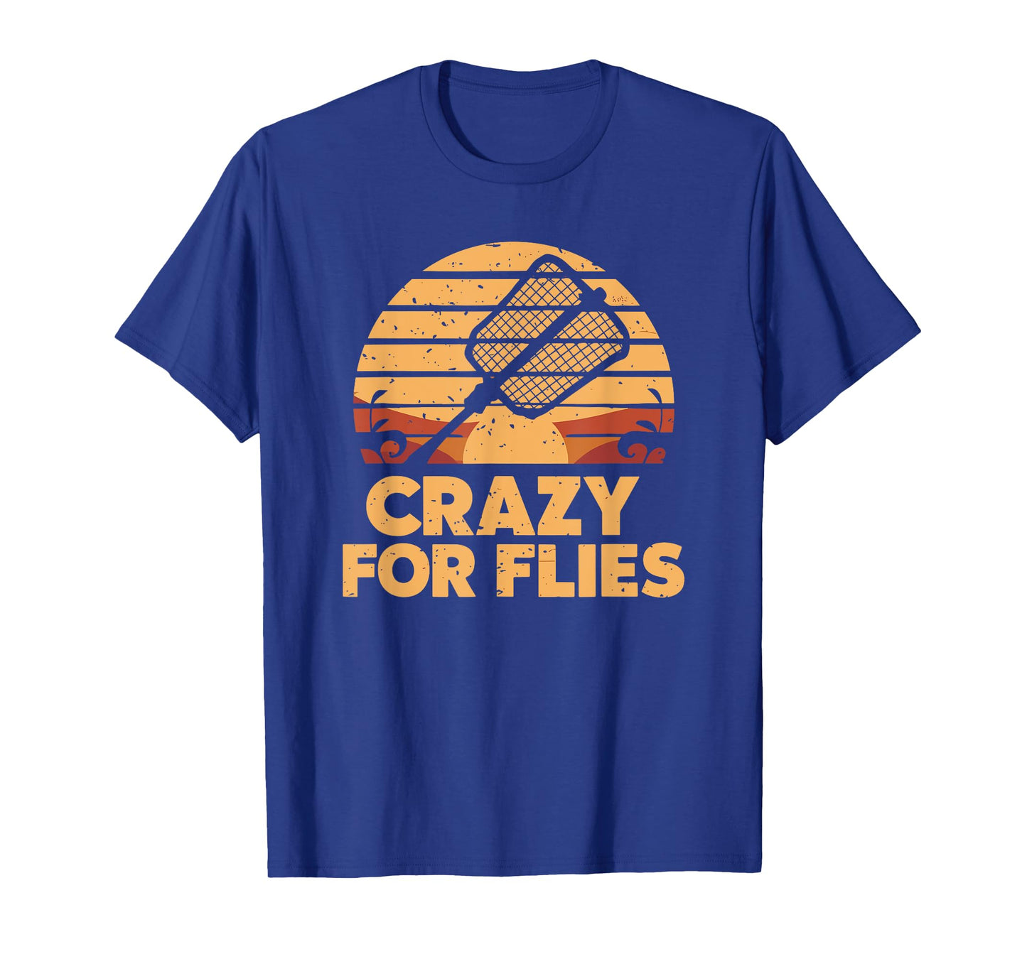 Housefly Killer, Crazy For Flies, Retro Fly Swatter T-Shirt