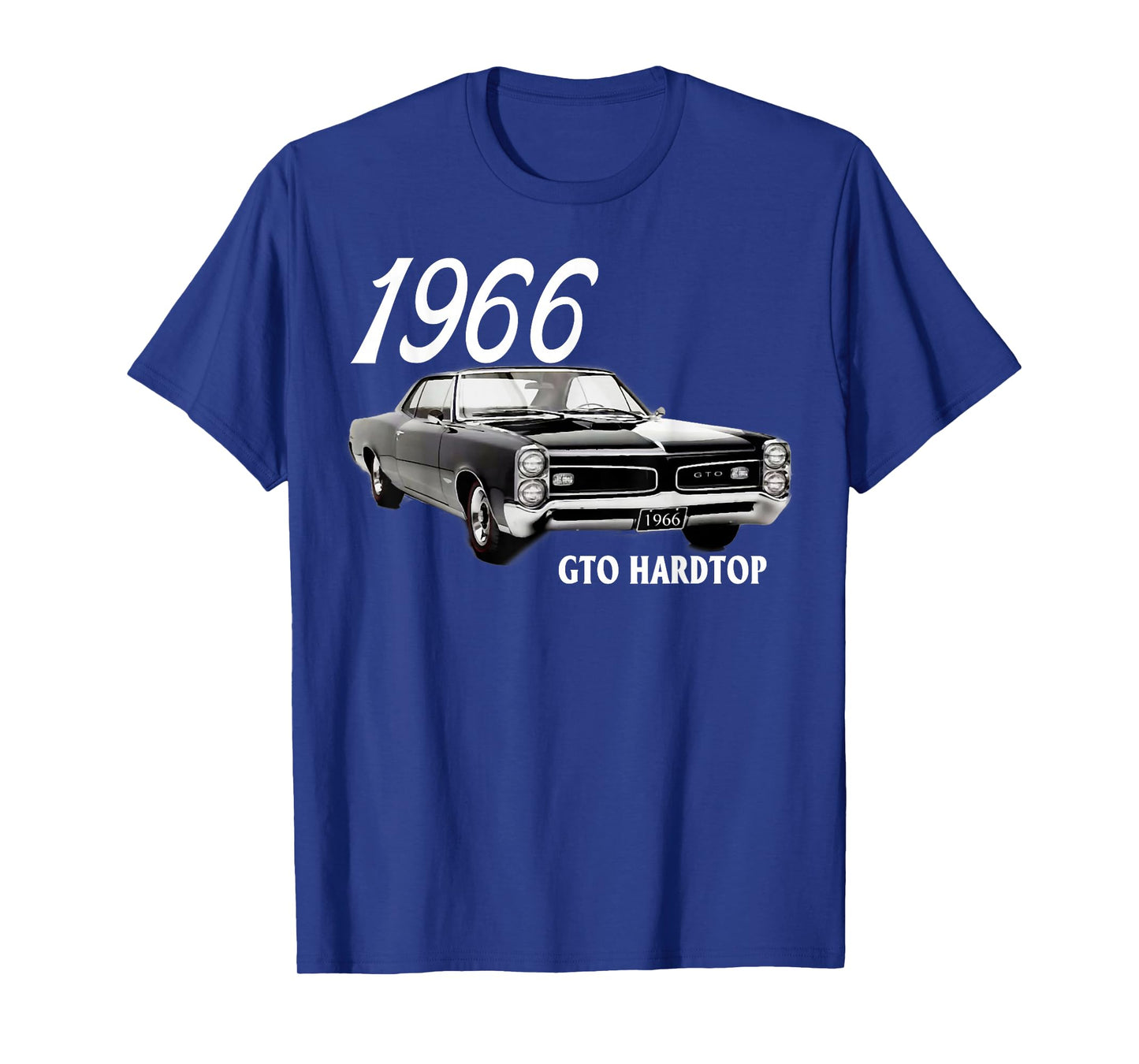 1966 66 GTO Classic Car Old School Muscle Yellow Car T-Shirt