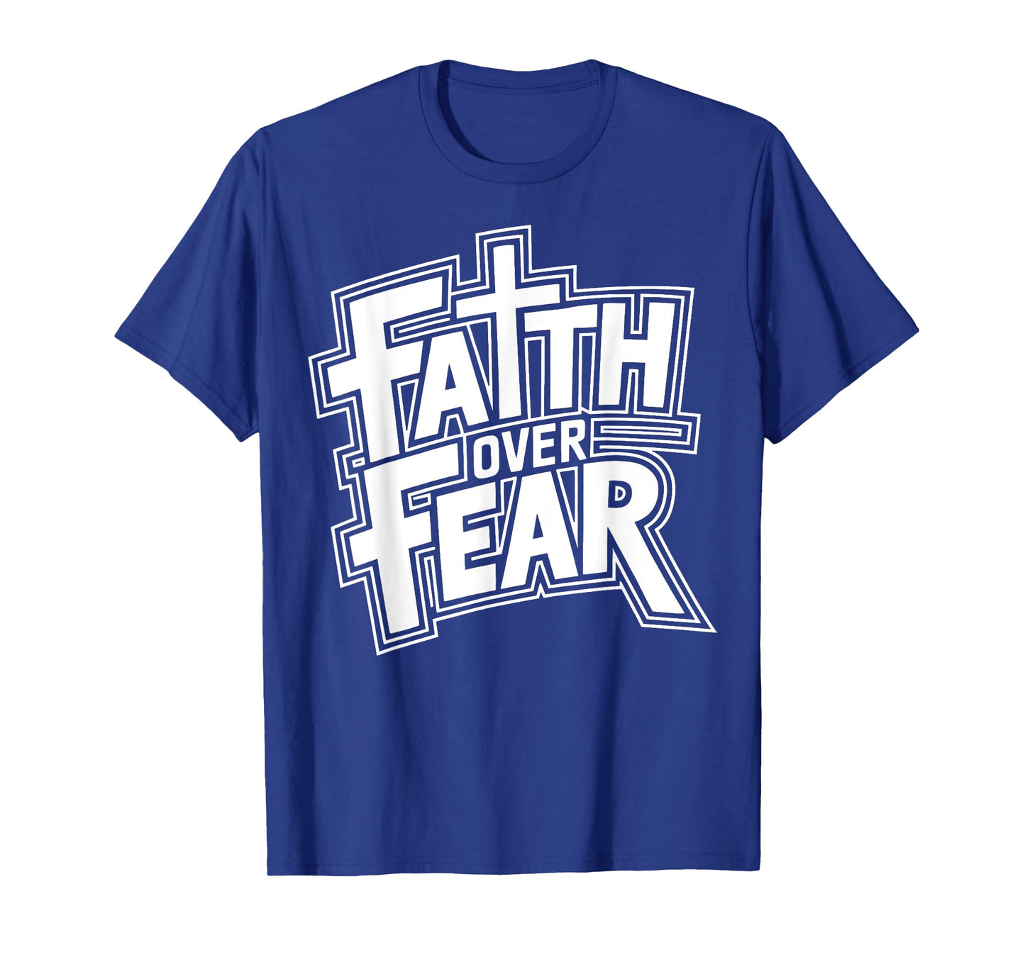 Retro Faith Over Fear Christian Religious tee T-Shirt