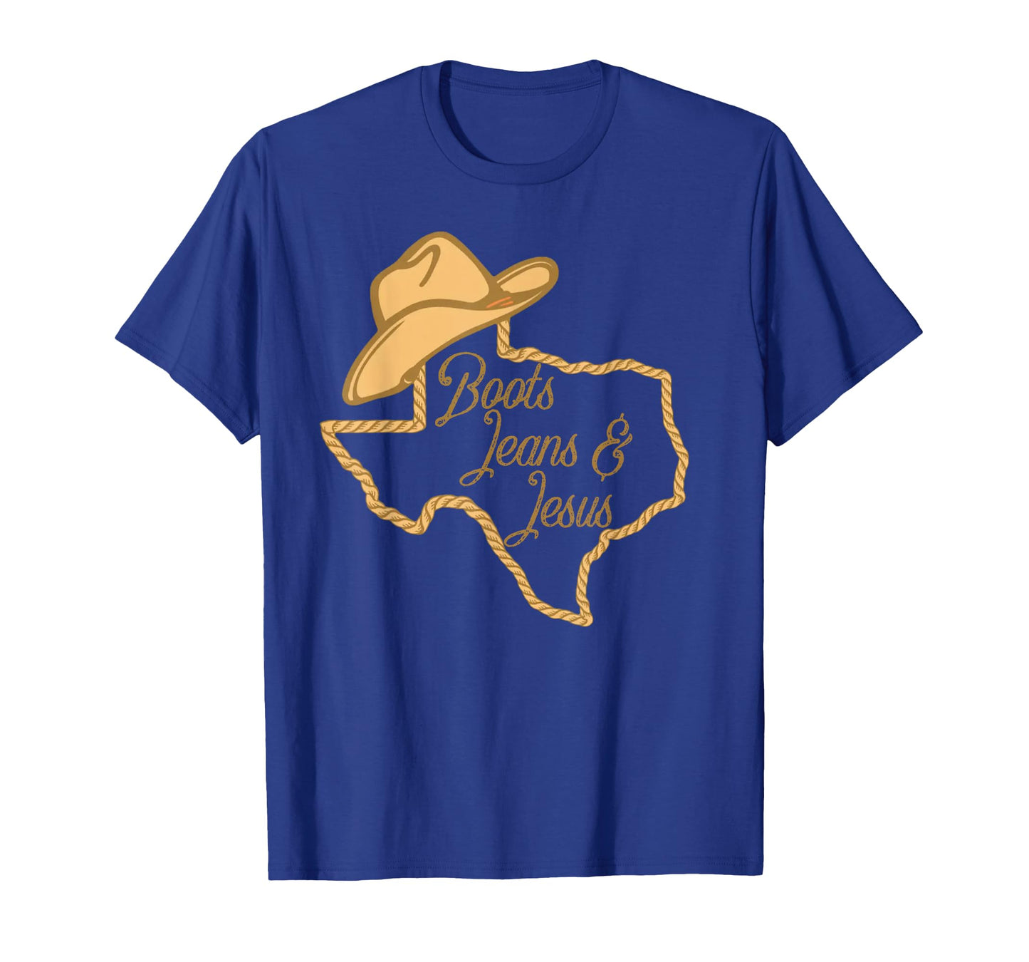 Cute Boots Jeans And Jesus Texas Cowgirl Christian Western T-Shirt