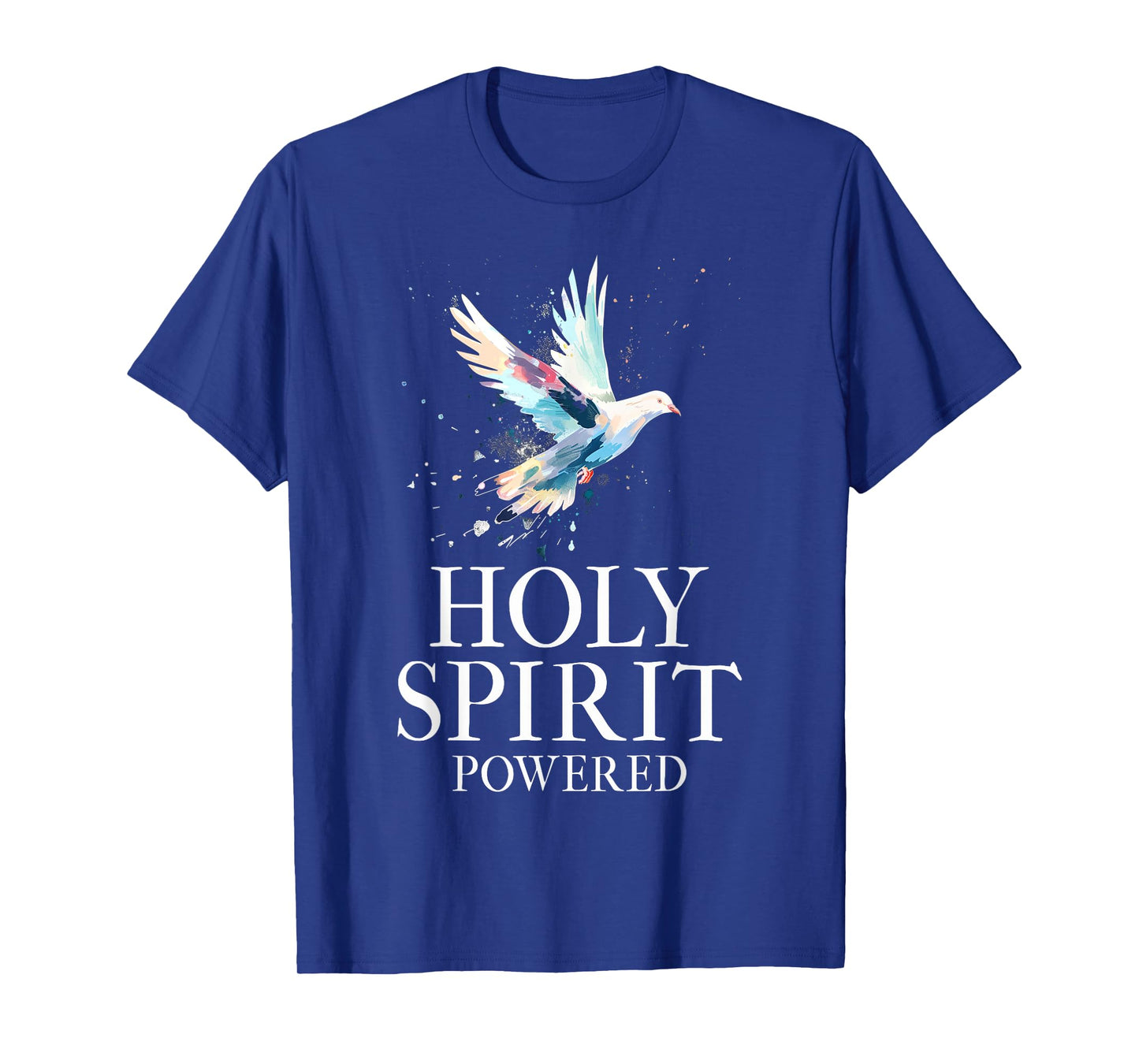 Christian White Dove Bird Watercolour Holy Spirit T-Shirt