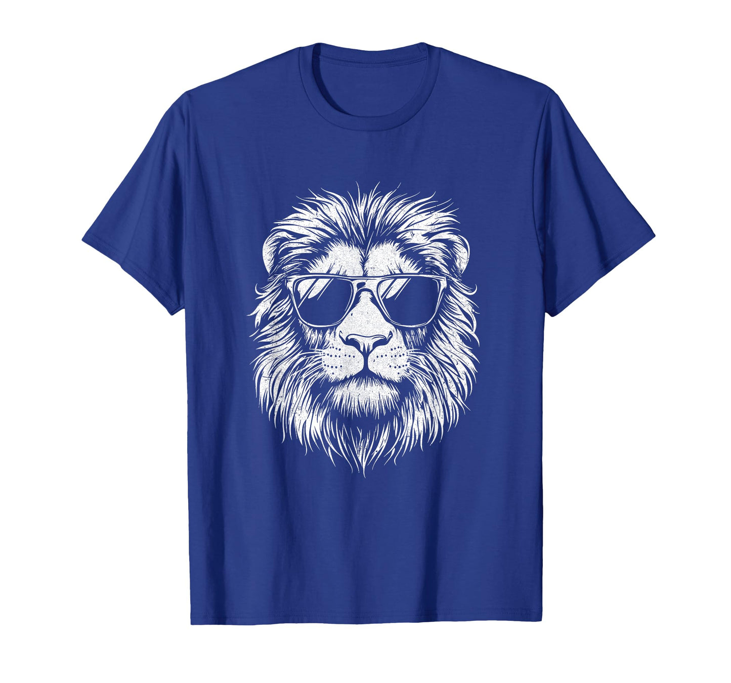 Cool Lion Wearing Sunglasses Graphic Art Leo Design T-Shirt