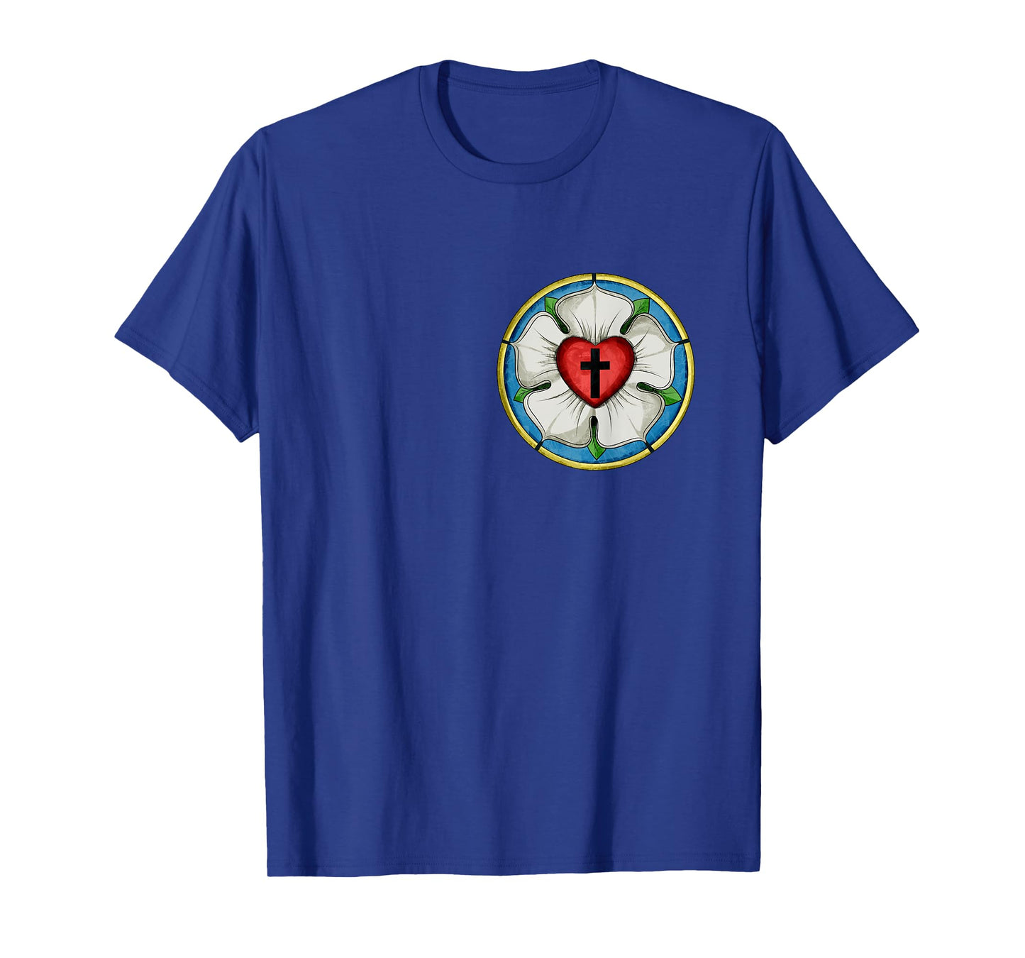 LUTHER ROSE SEAL LUTHERAN SYMBOL CHRISTIAN CROSS T-Shirt