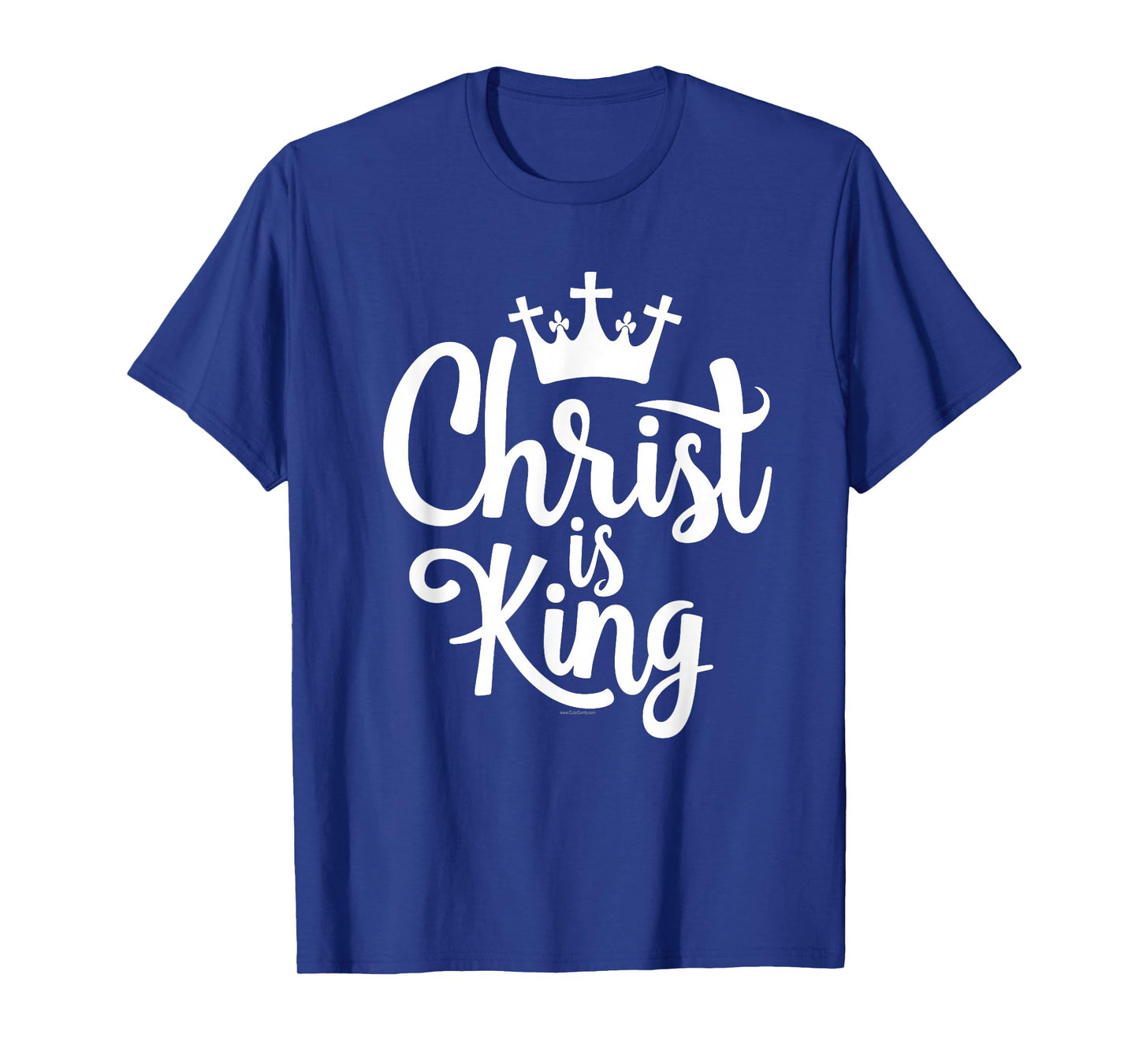 Christ is King Christian Quote Crown Graphic T-Shirt