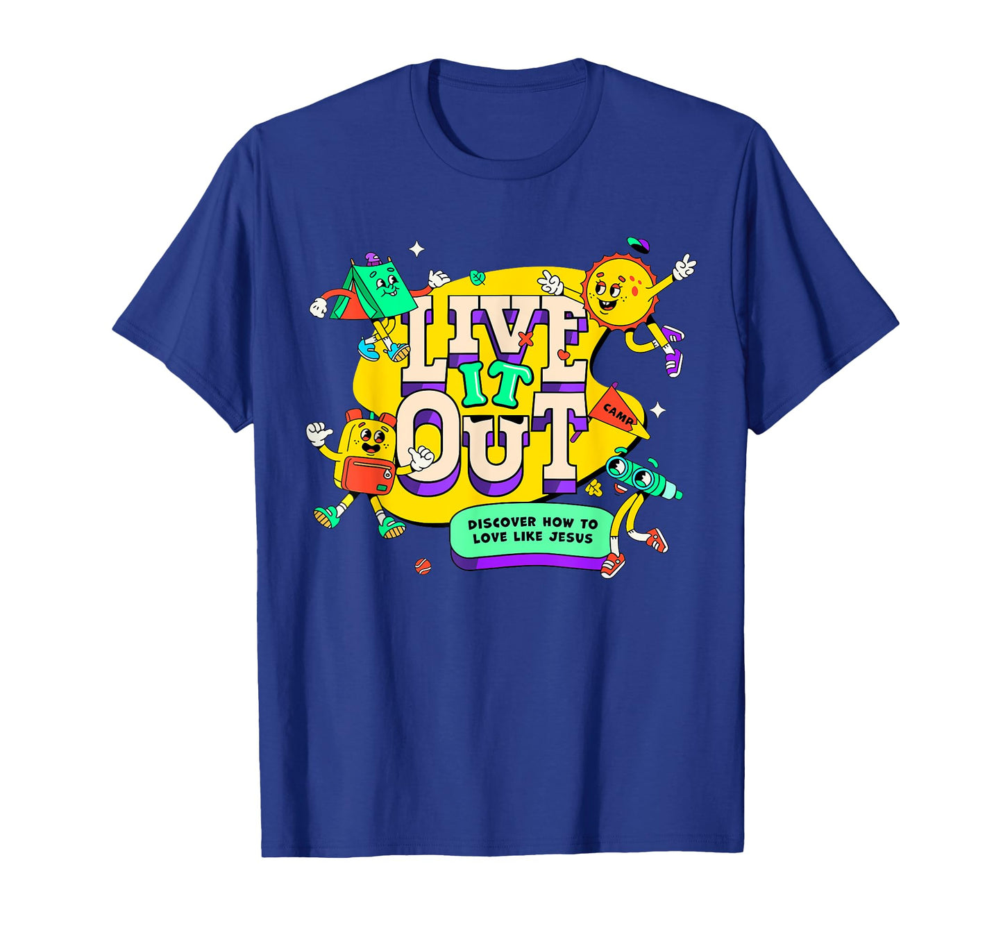 Live it 2025 Out Bible School VBS Christian Youth Camp Jesus T-Shirt