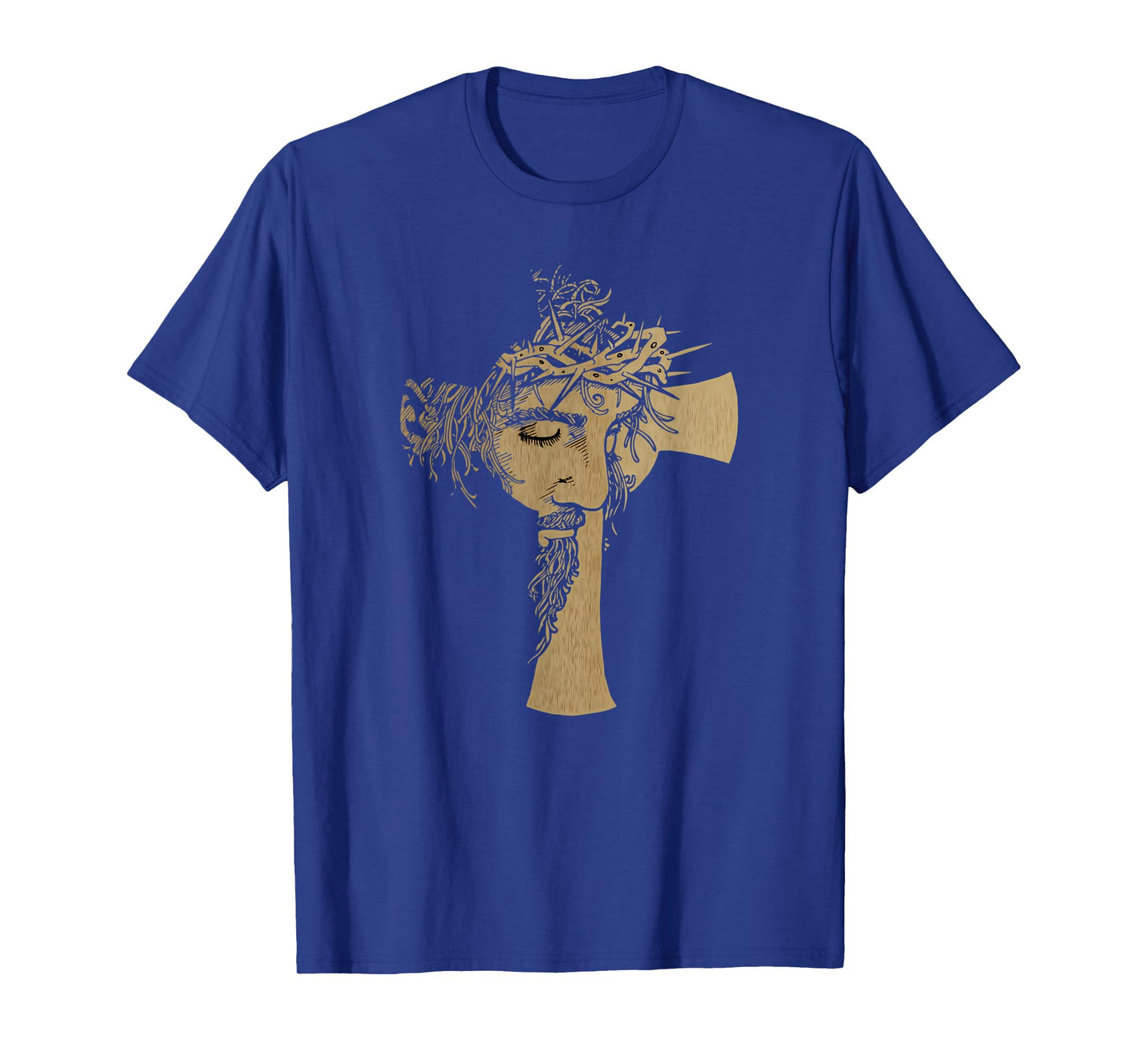 Vintage Christ Cross Face of Jesus Crucifixion of Jesus T-Shirt