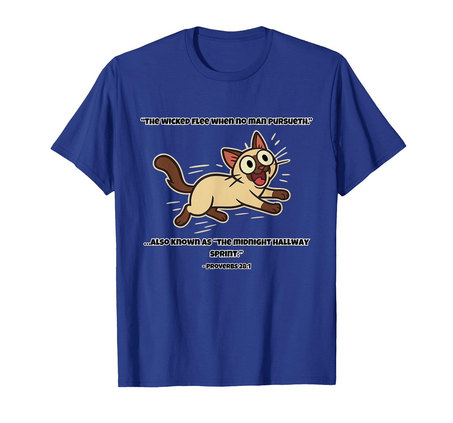 Funny Cat Bible Verse Zoomies Christian Humor for Cat Lovers T-Shirt