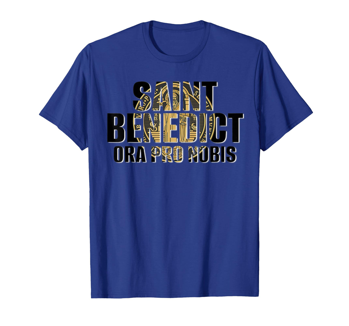 Saint Benedict Medal Traditional Latin Catholic T-Shirt