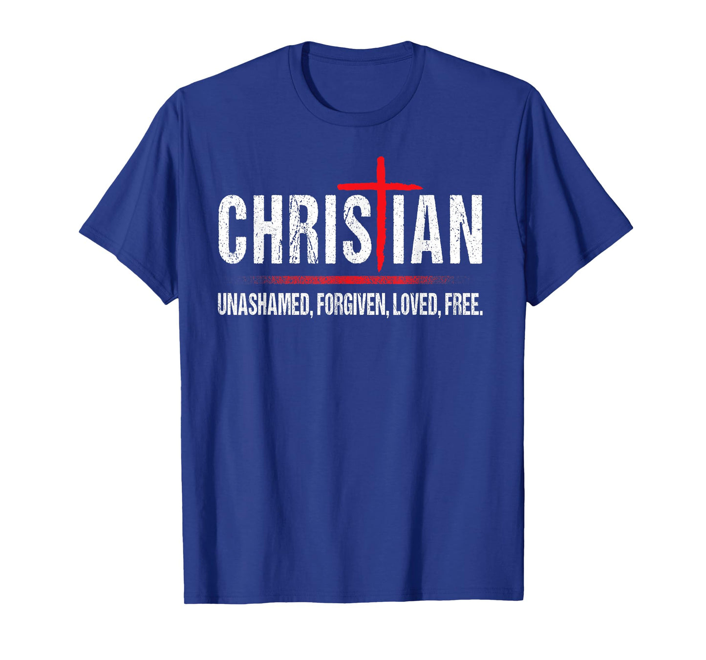 Christian Jesus Unashamed Cross T-Shirt