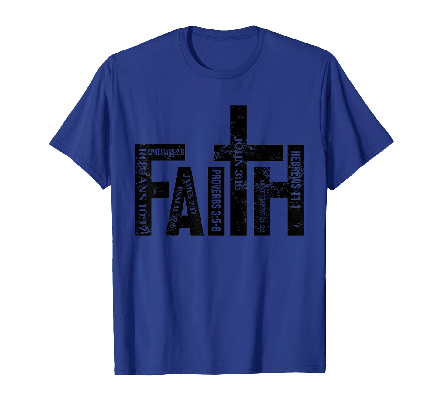 Retro Faith Christian - Faith Based Bible Verse Religious T-Shirt