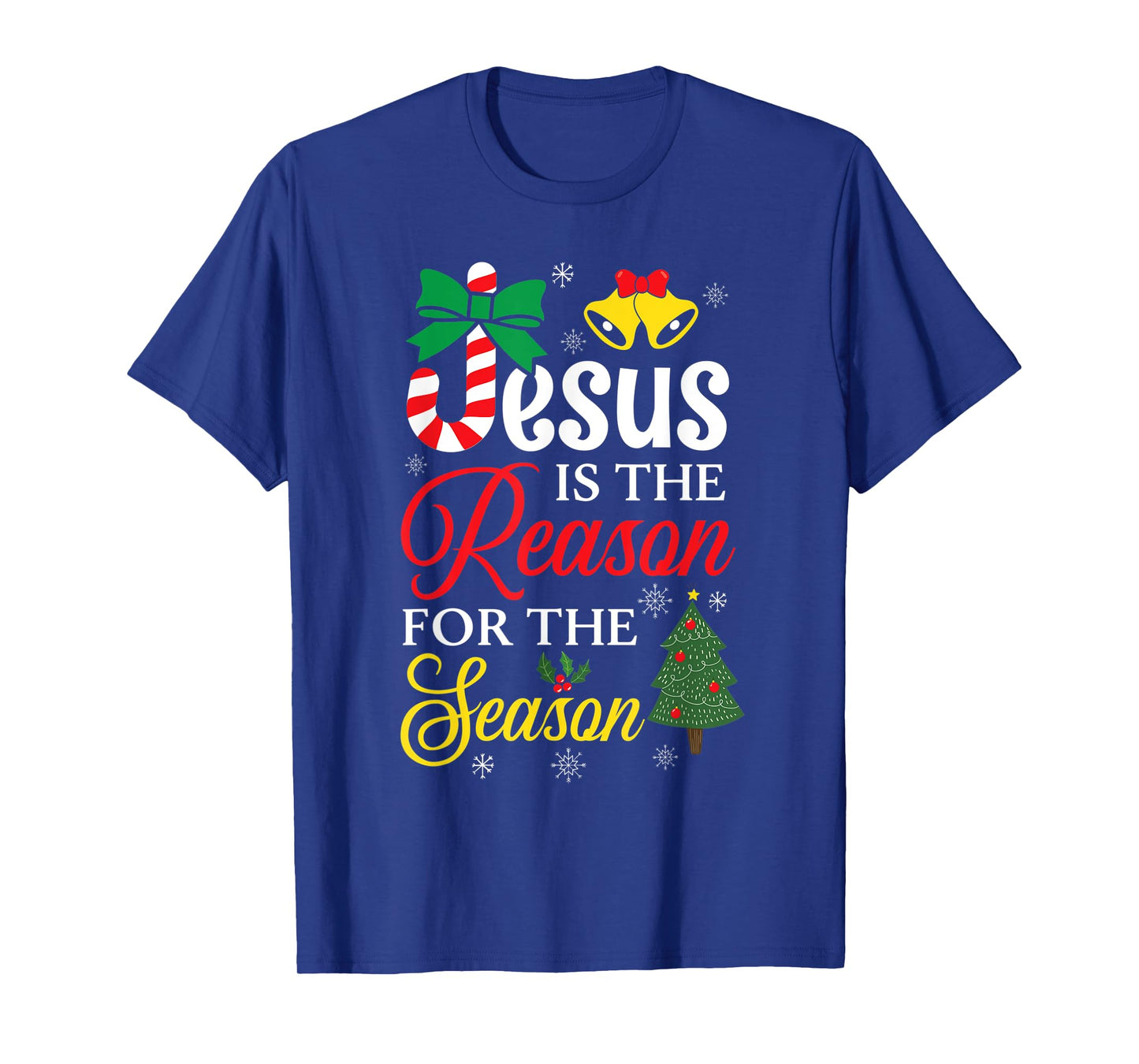 Jesus Is The Reason For The Season Christian Christmas Fan T-Shirt
