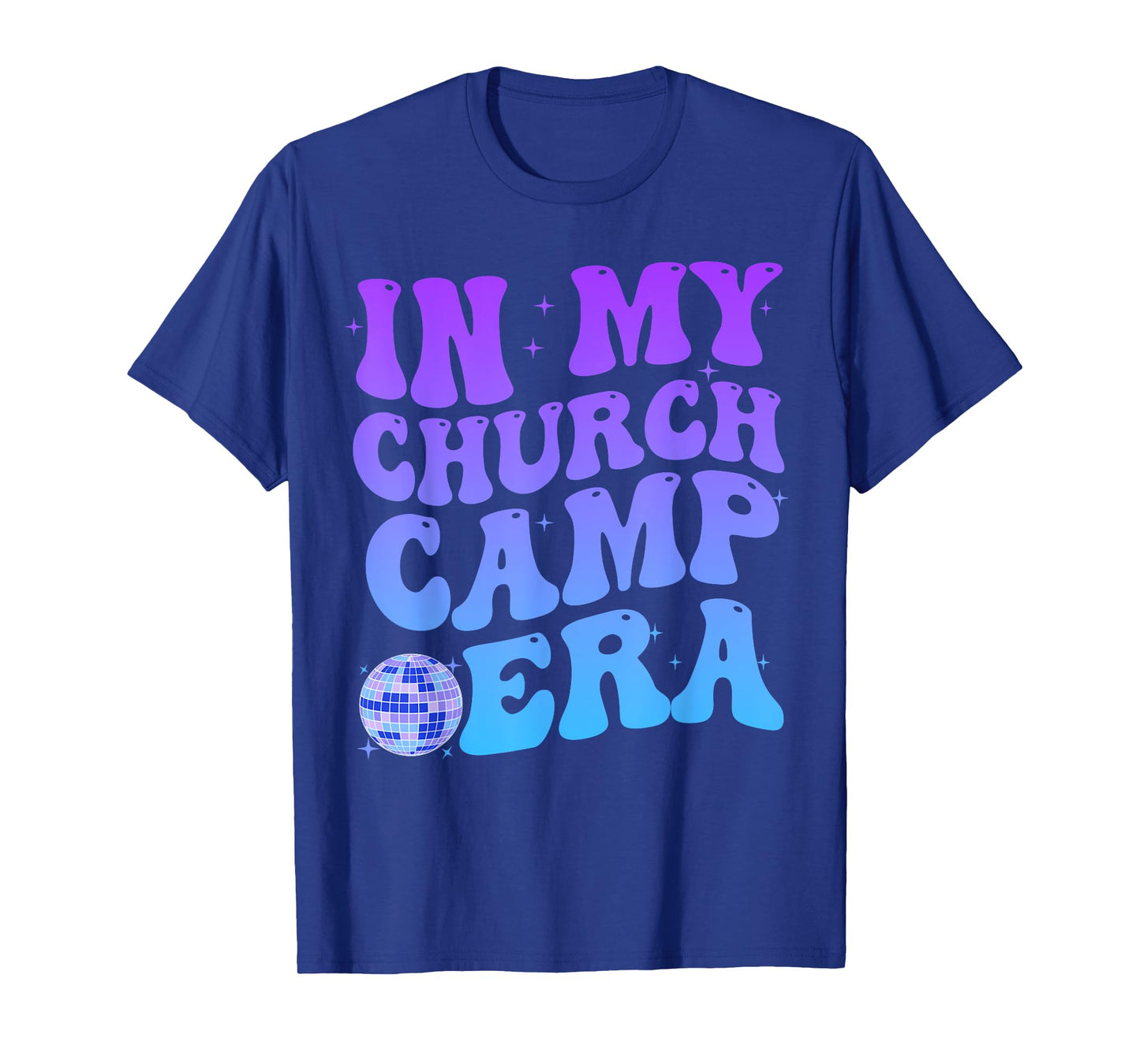 In My Church Camp Era Funny Groovy Summer Camping T-Shirt