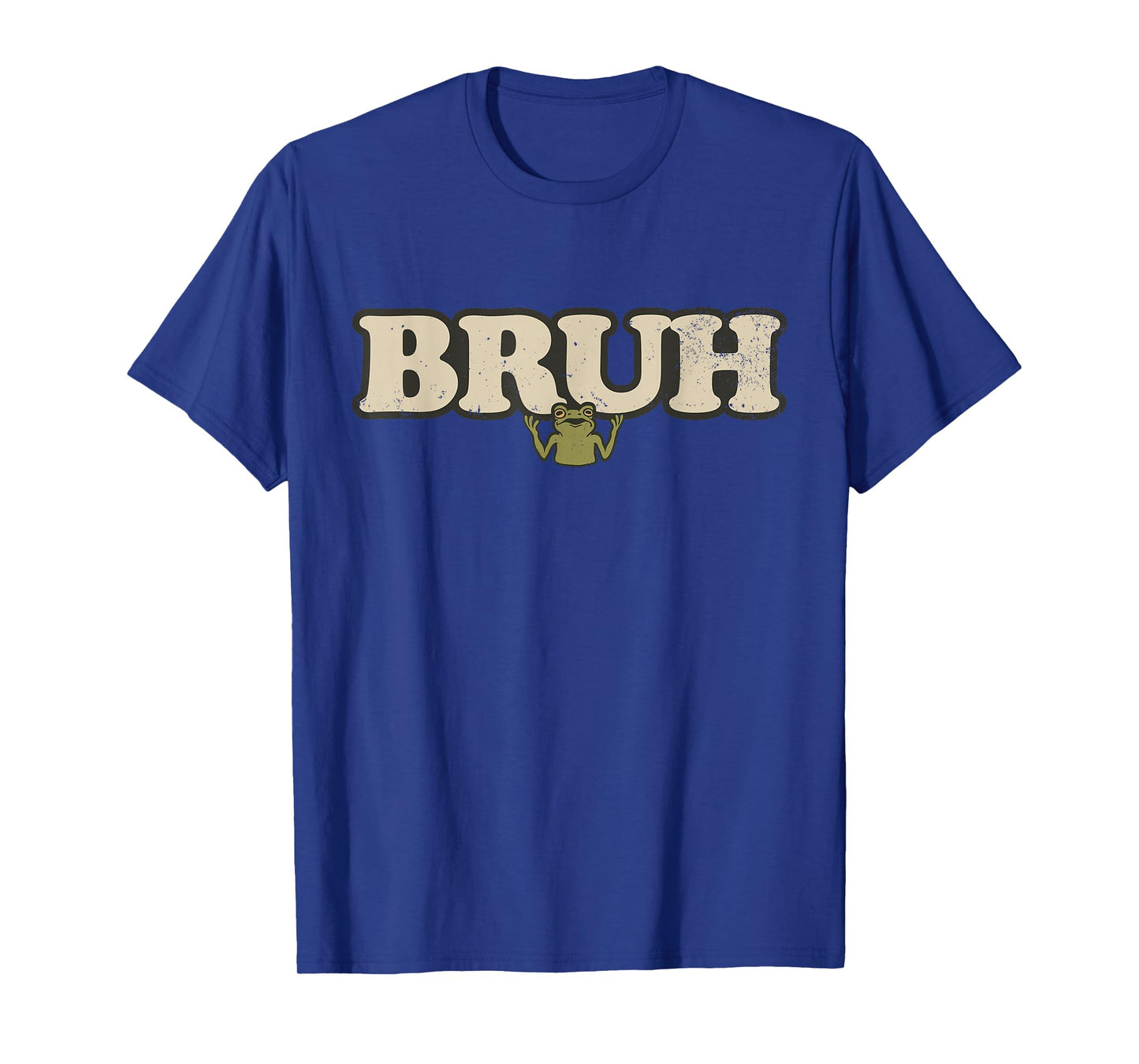 Funny Vintage Frog Attitude Meme - Bruh Frog T-Shirt
