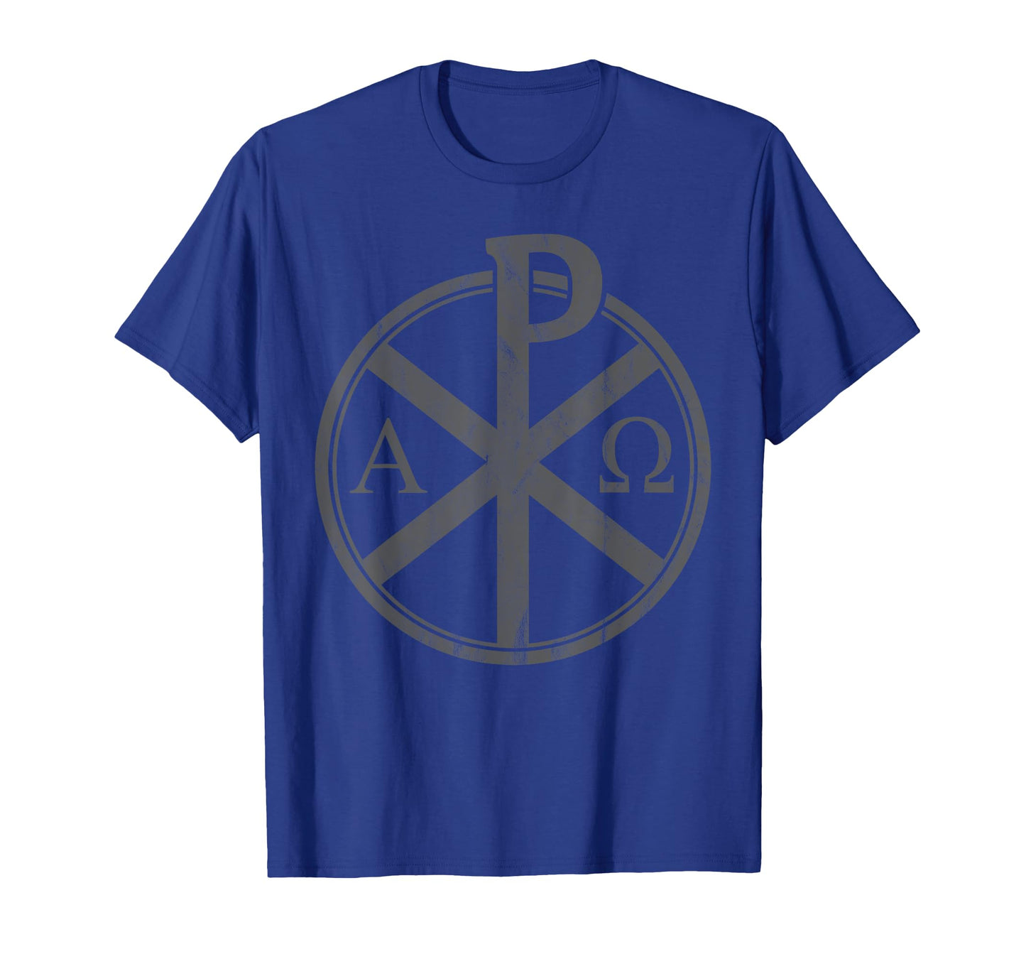The Chi-Rho Cross - Jesus Christ Symbol - v4 Vintage T-Shirt