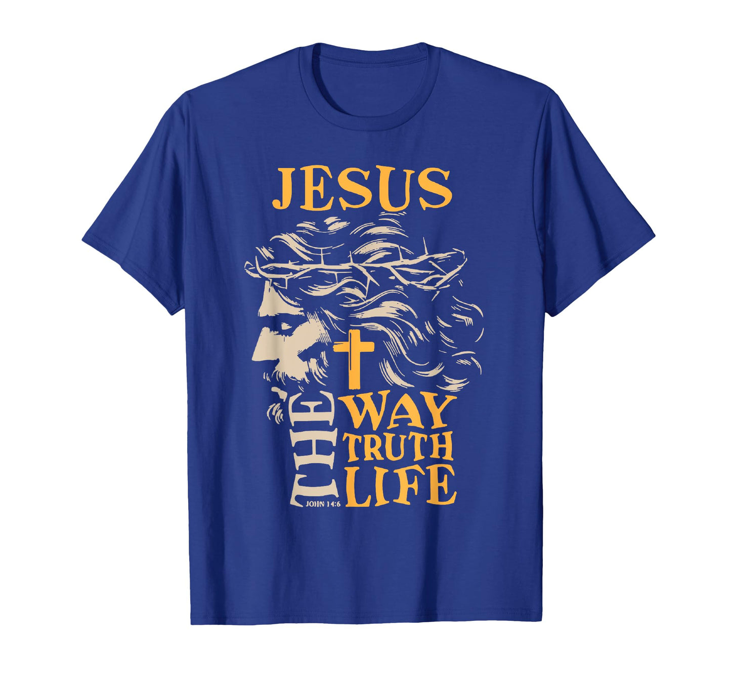 Jesus On The Path Truth Life Christian John 14:6 Bible Verse T-Shirt