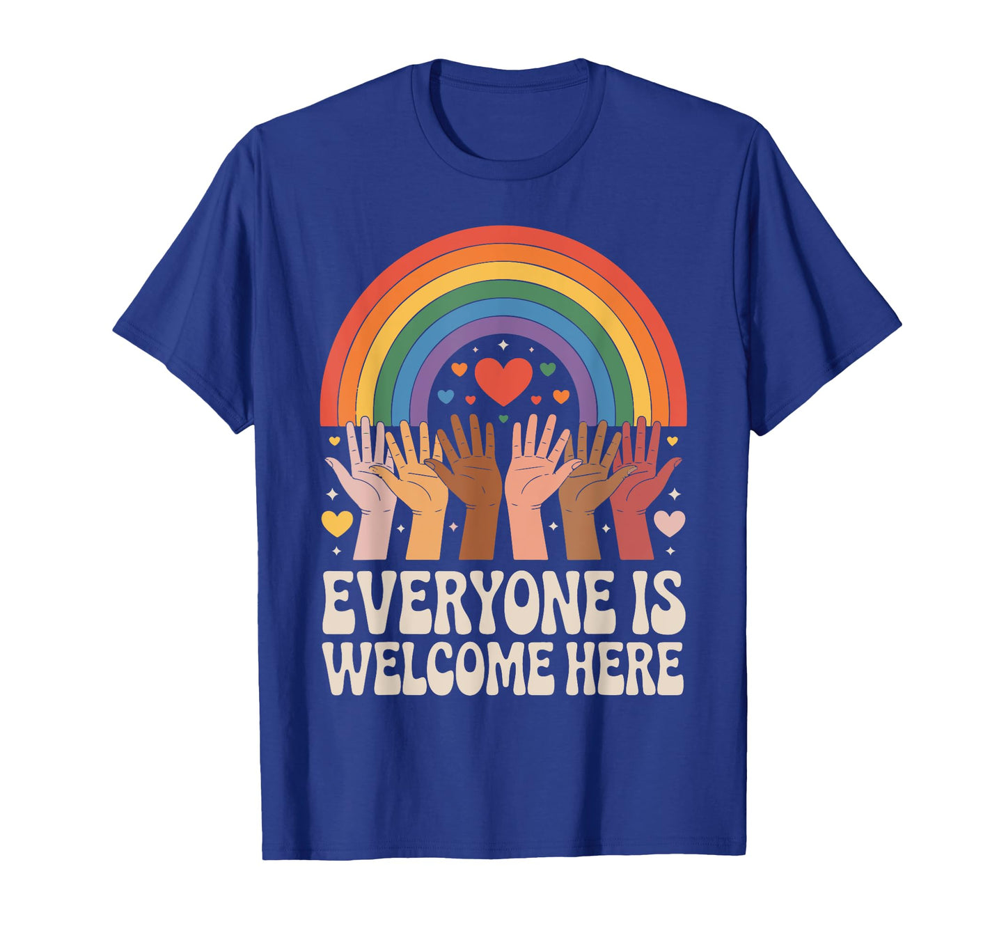 Everyone Is Welcome Here Idaho Teacher Equality Inclusion T-Shirt