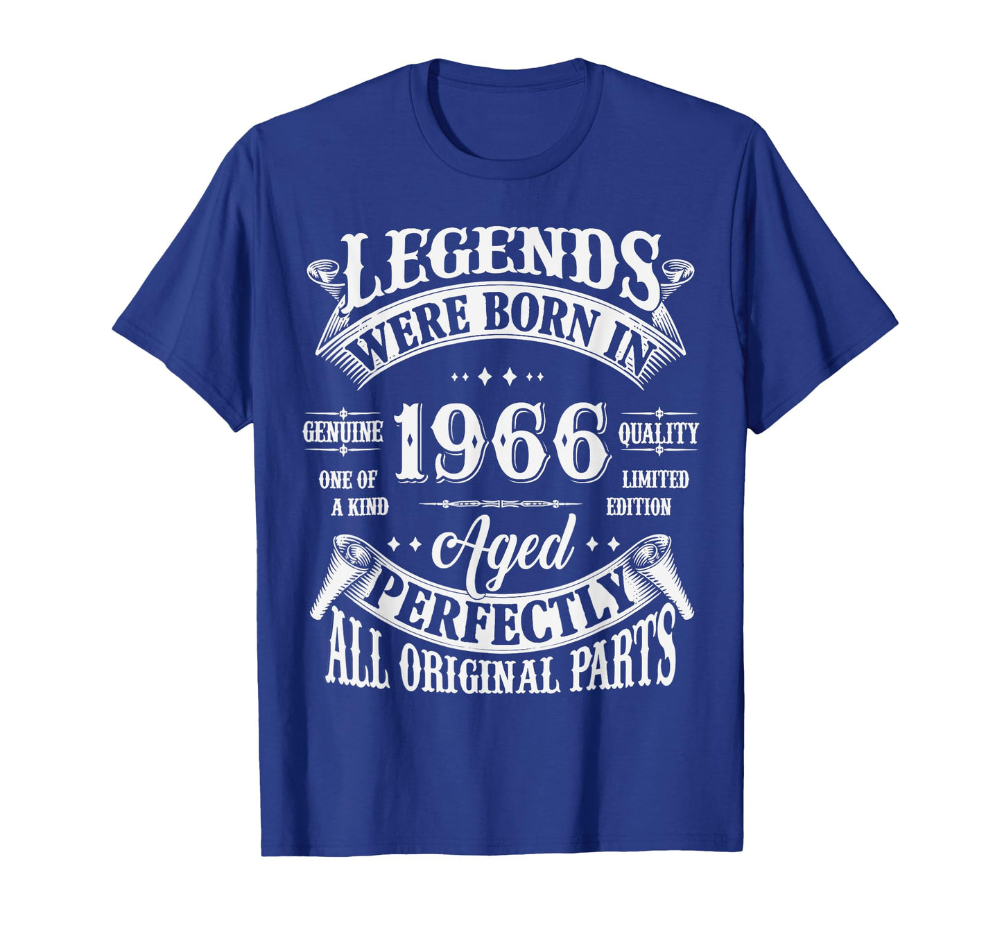 59th Birthday Tee 59 Years Old Vintage Legends Born In 1966 T-Shirt