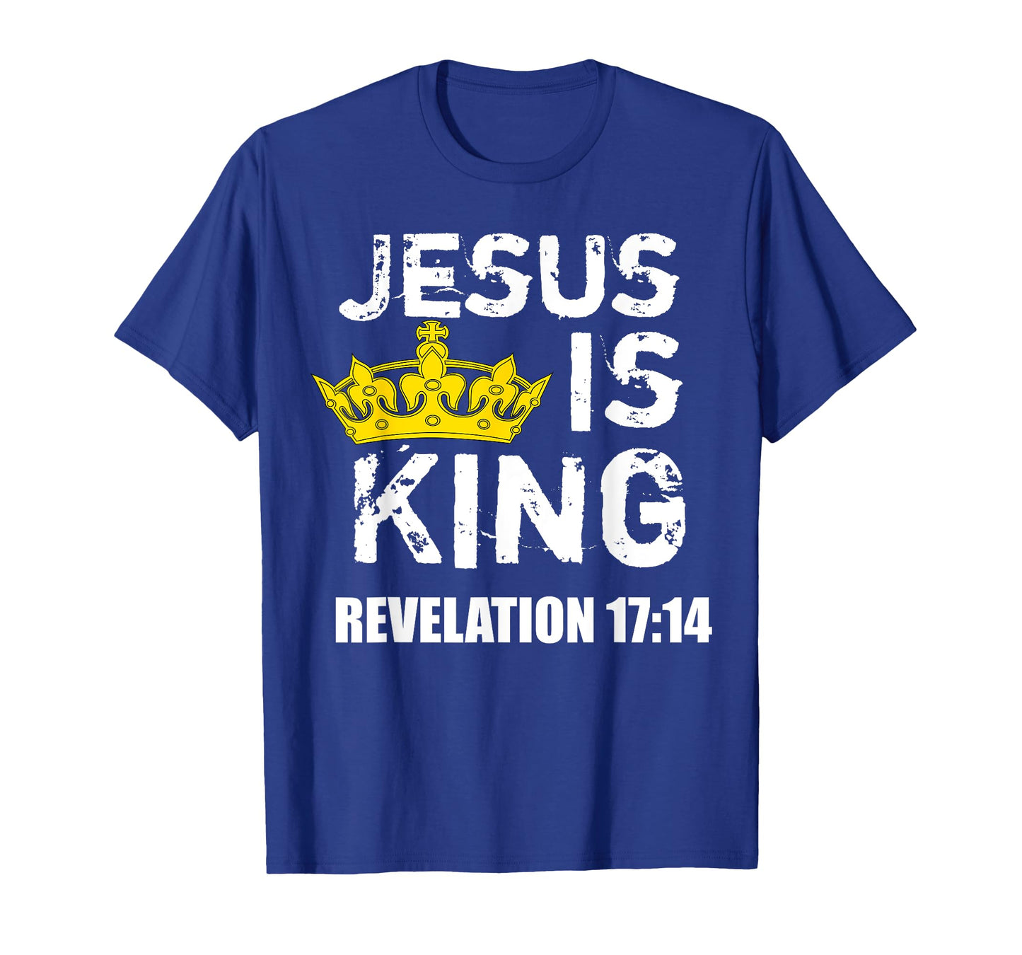 Jesus is King (Crown) - Faith, God, Christian Jesus4m3 T-Shirt