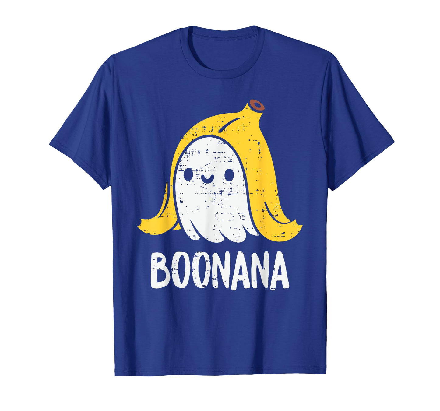 Cute Ghost Banana Halloween Costume Funny Kids Women Boonana T-Shirt