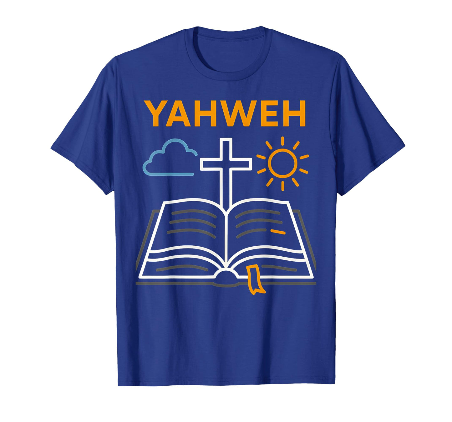 Bible Verse Yahweh Vintage Mens Christian Faith T-Shirt