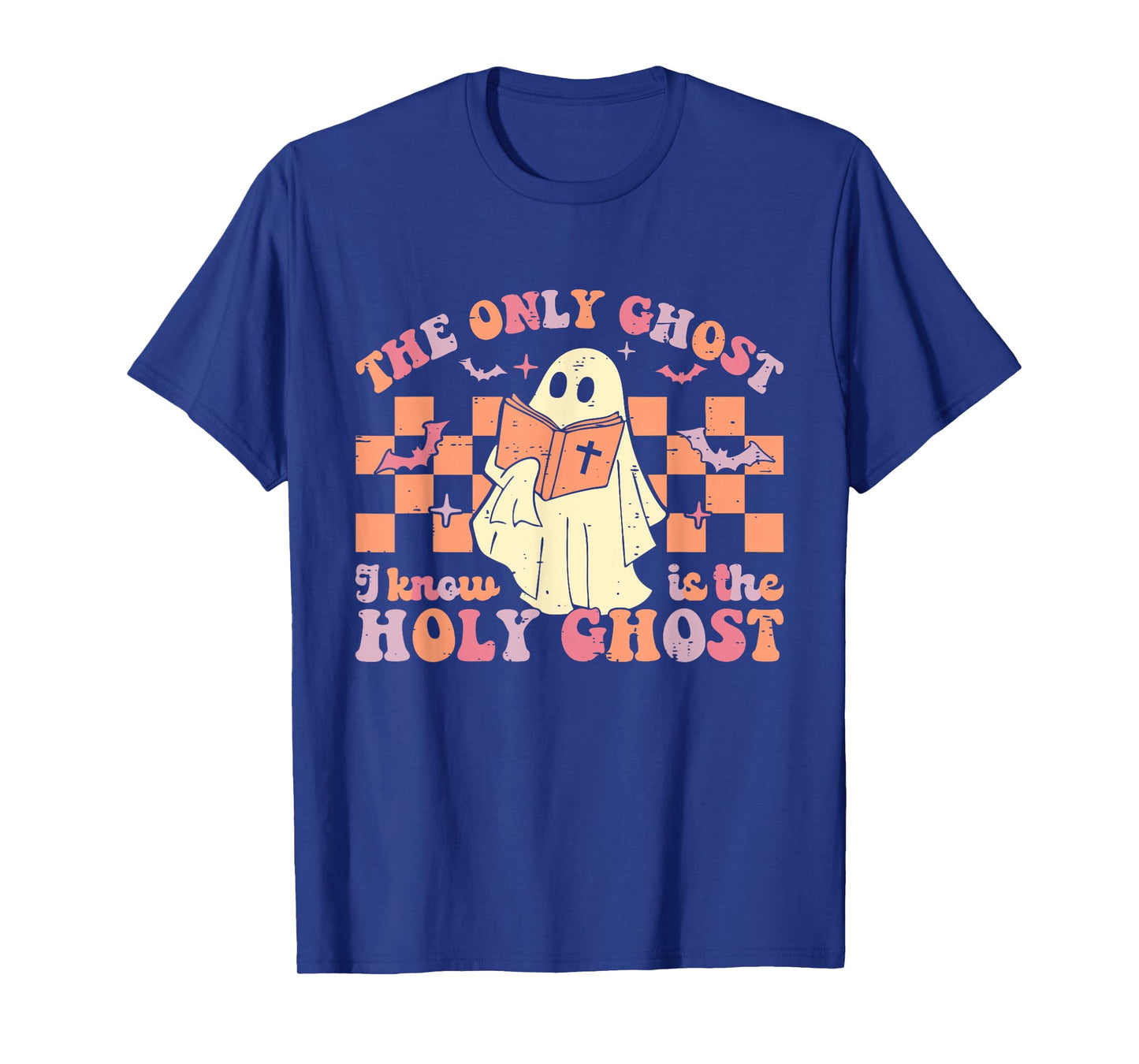 Retro The Only Ghost I Know is The Holy Christian Halloween T-Shirt