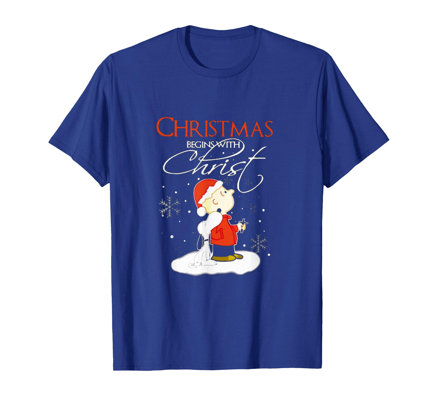 Christmas Begins With Christ Xmas Gift Holiday costume T-Shirt