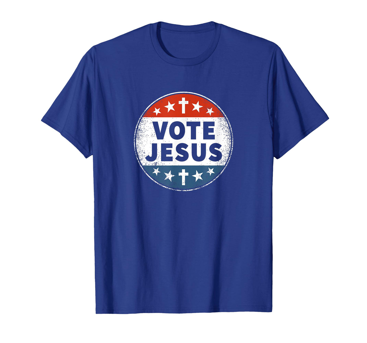 Vote Jesus - Novelty Faith Patriotic T-Shirt