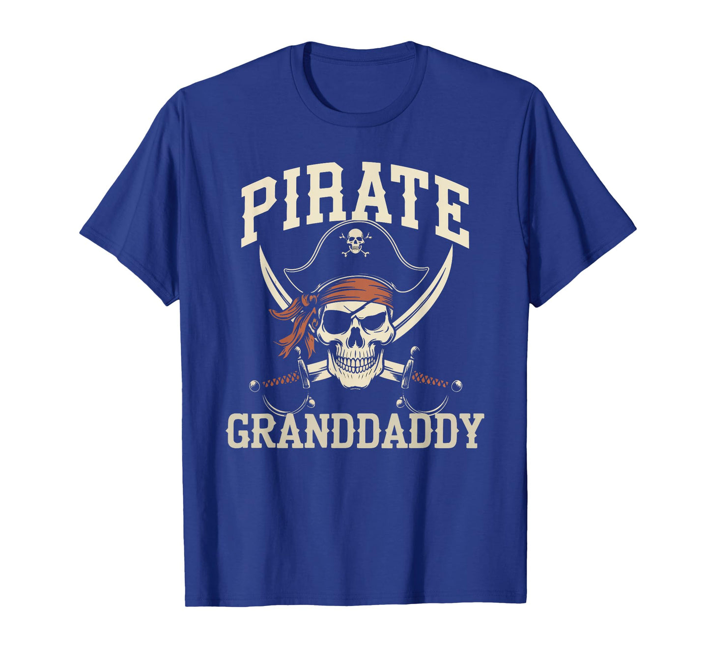 Pirate Granddaddy Funny Captain Halloween Costume Grandpa T-Shirt