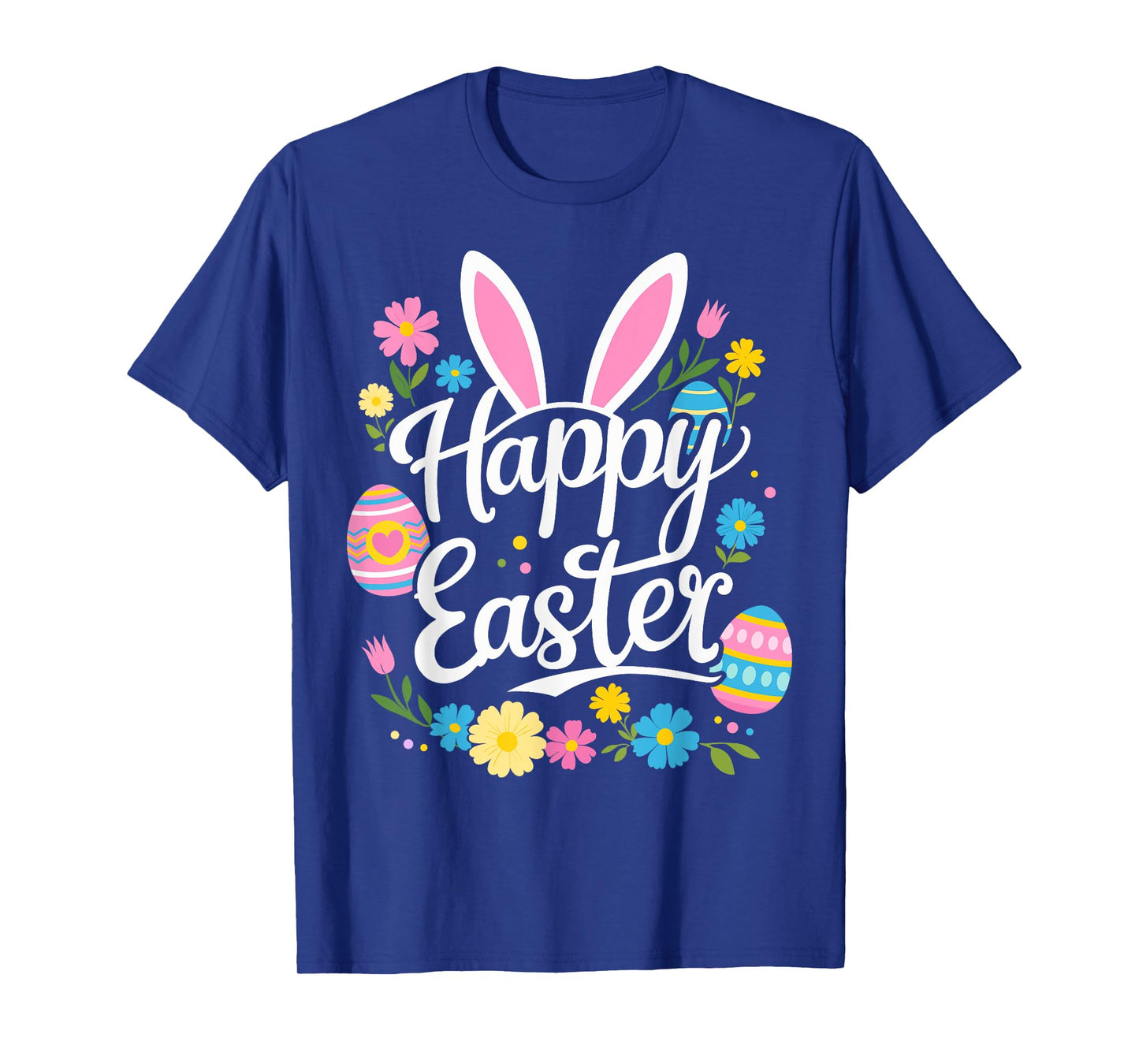 Happy easter with bunny and eggs T-Shirt