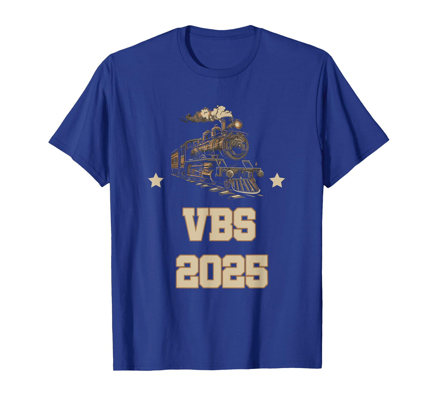 Trains at VBS 2025 Vacation Bible School Railroad VBS Team T-Shirt