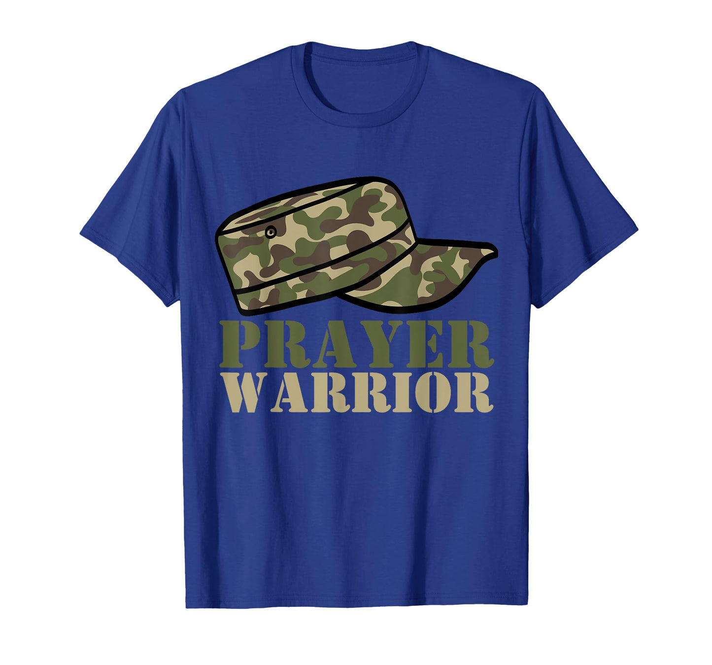 Prayer Warrior Camo God Jesus Christian Camouflage Hunting T-Shirt