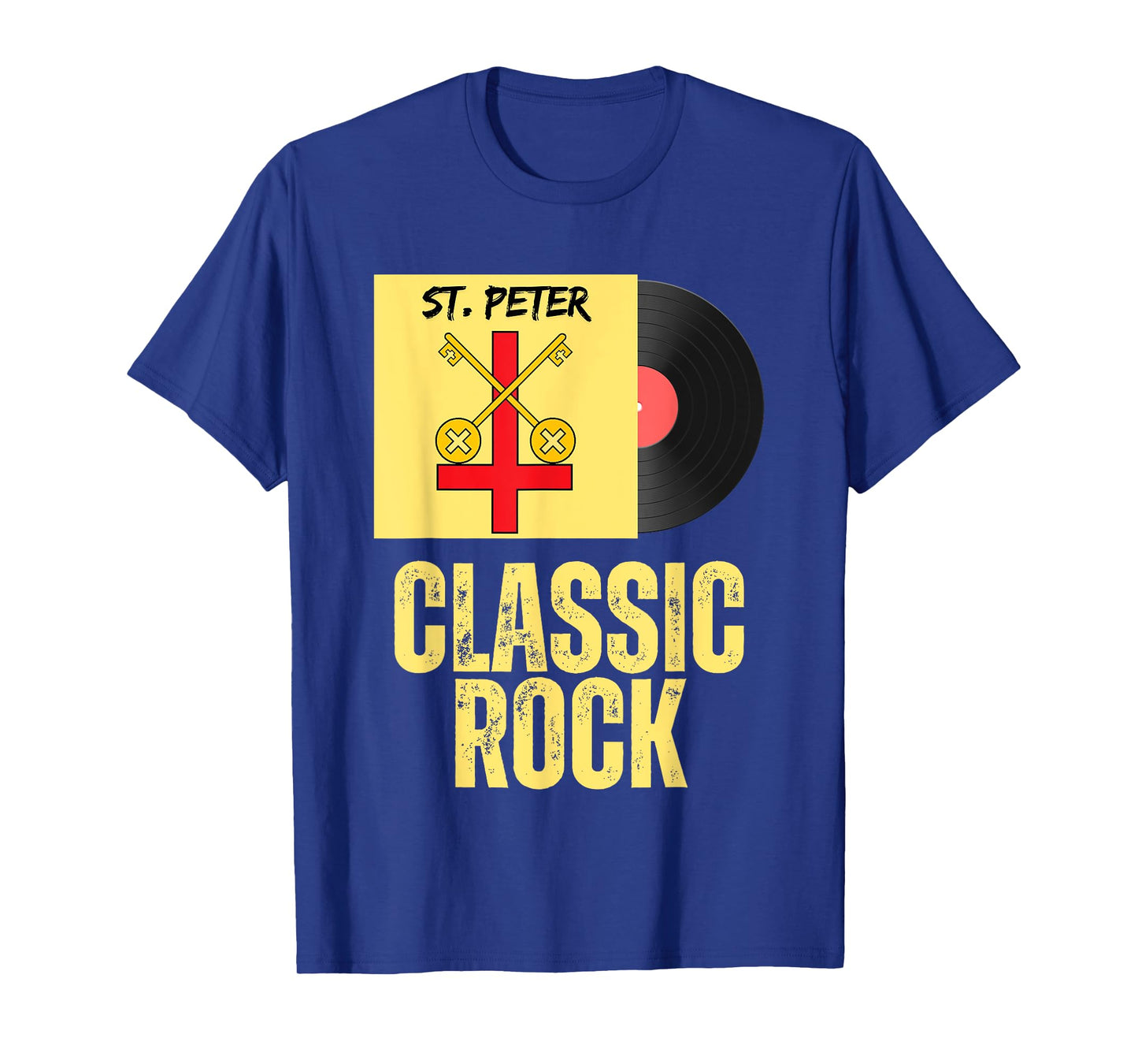 Saint Peter Classic Rock Pun Record Album Apostle Catholic T-Shirt