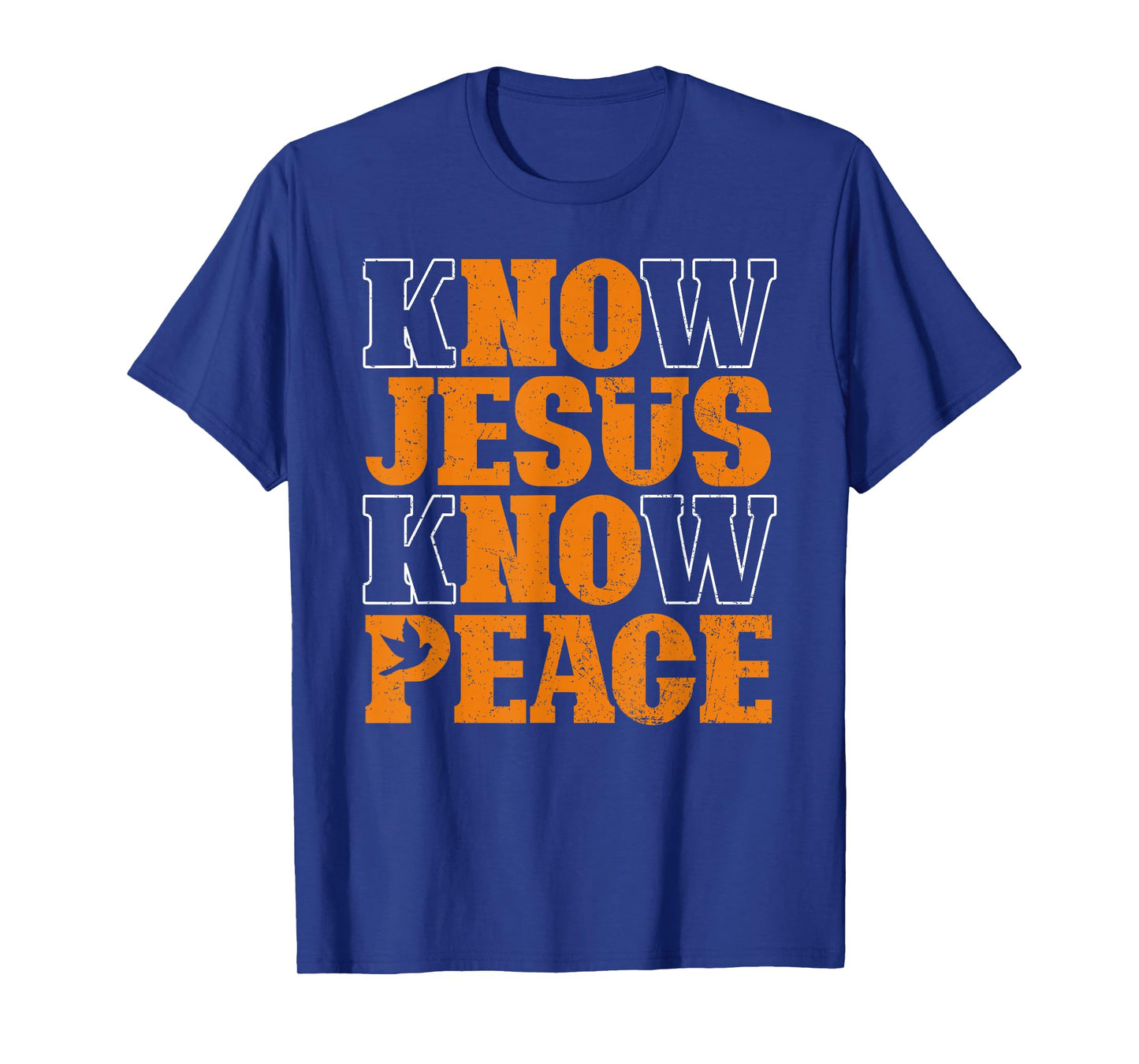 Know Jesus Know Peace Religion God Church Christian T-Shirt