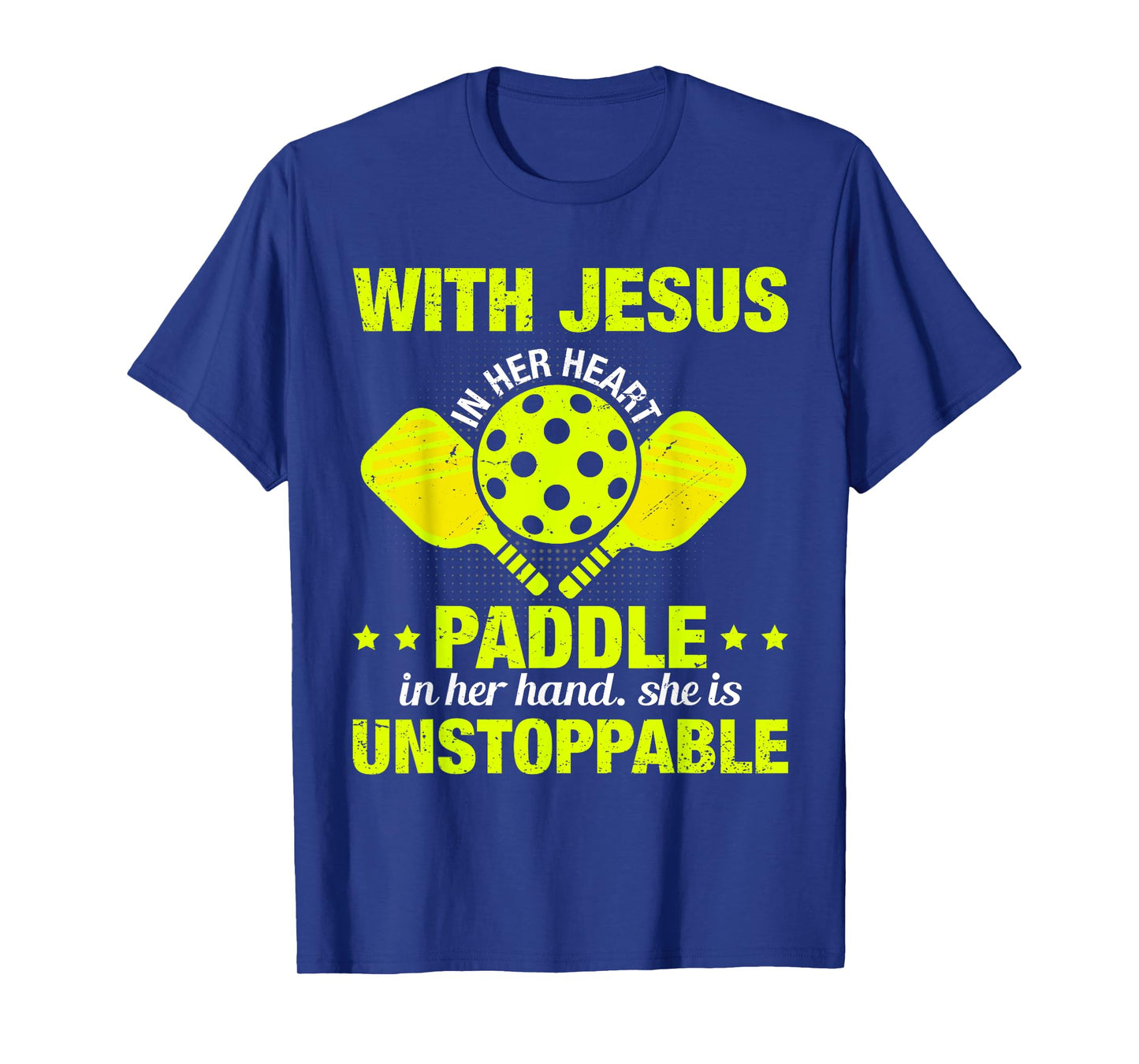Christian Pickleball Girl Women Religious Jesus Pickleball T-Shirt
