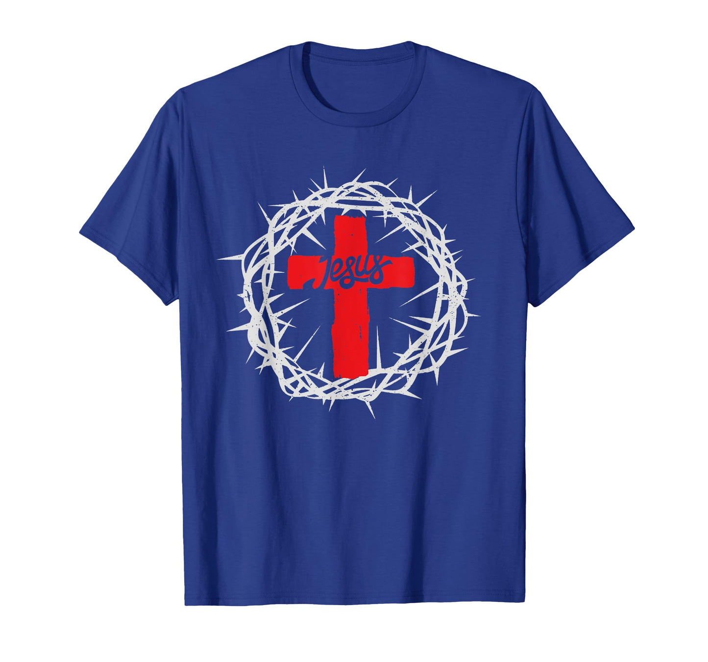 Vintage Crown Of Thorns, Jesus Christ Cross Religion Faith T-Shirt