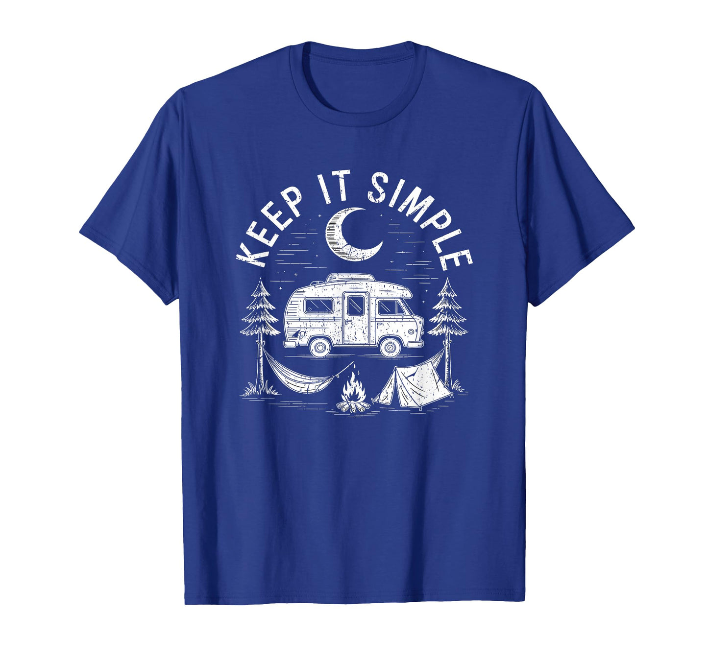 Camping Minimalist Keep It Simple Outdoor Gift T-Shirt