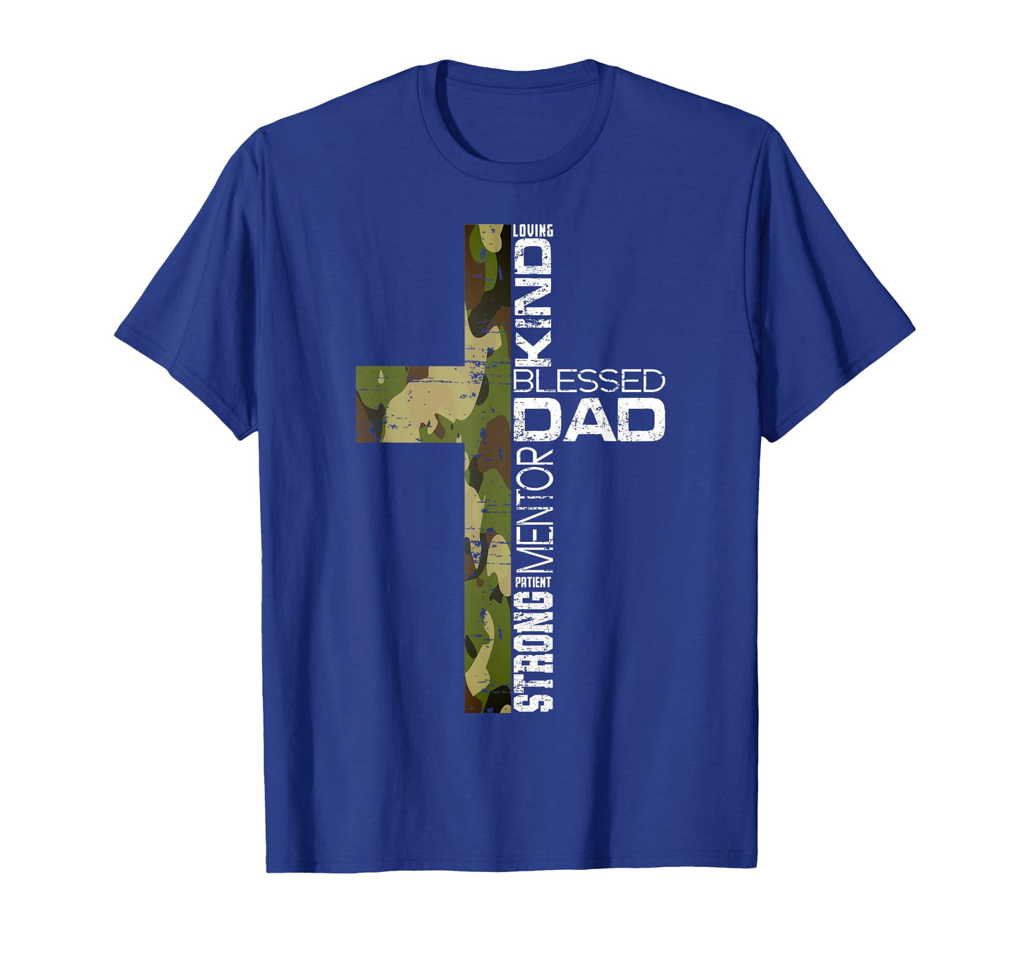 Blessed Dad Cross Christians Tee Father's Day Christian Dad T-Shirt