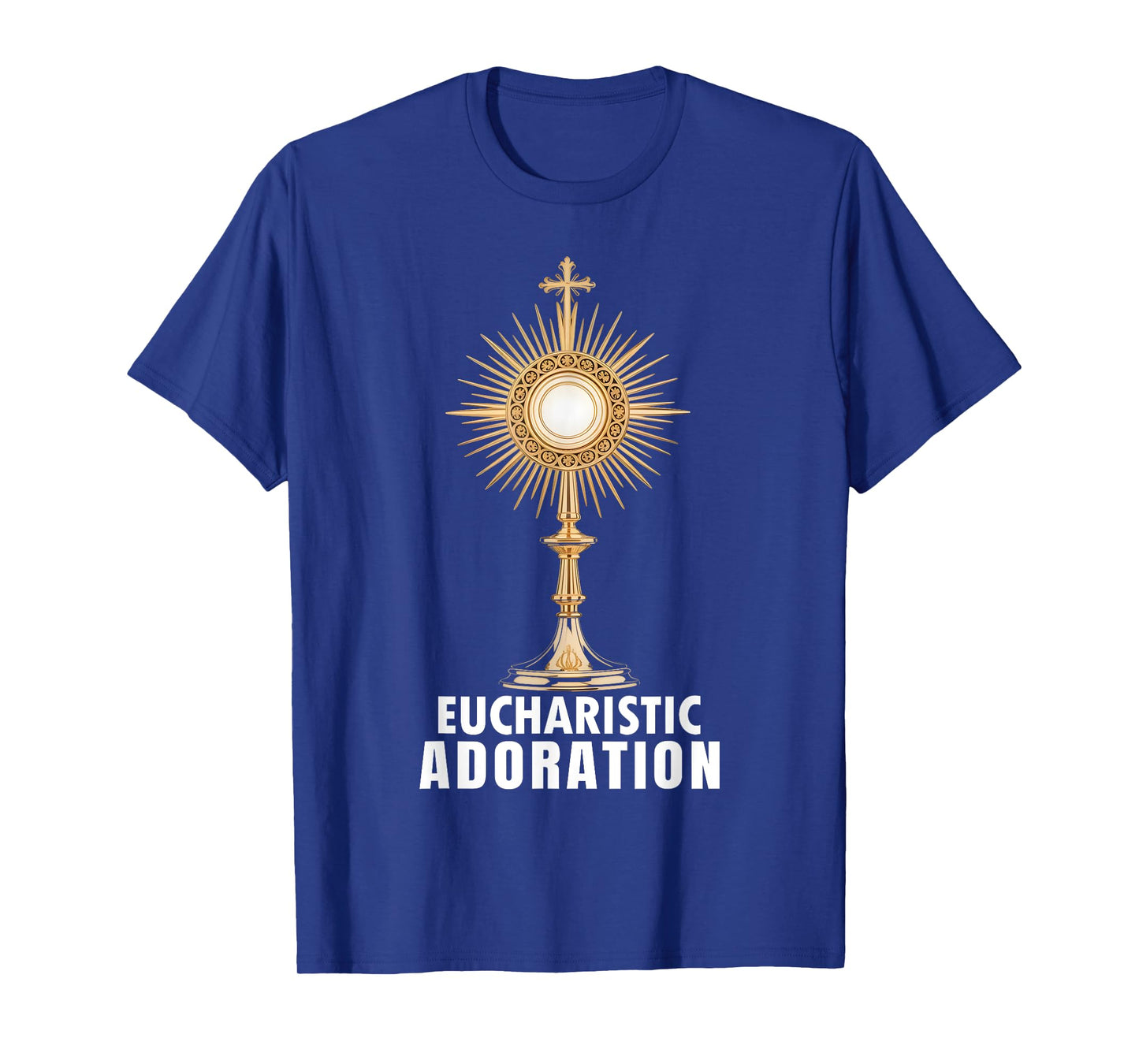 Eucharistic Adoration Holy Mass Catholic Art T-Shirt