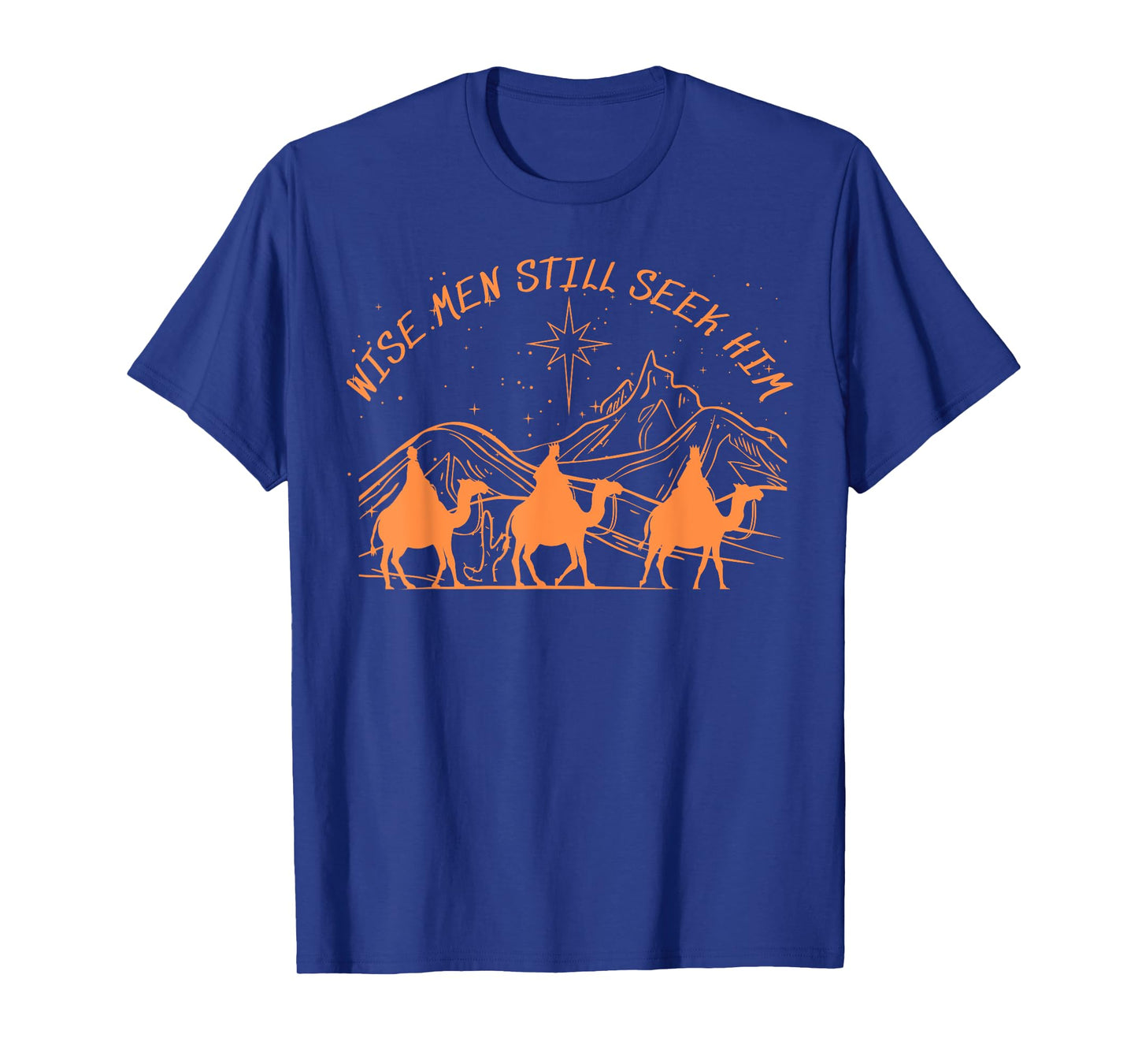 Wise Men Still Seek Him Christian Christmas Jesus Design T-Shirt