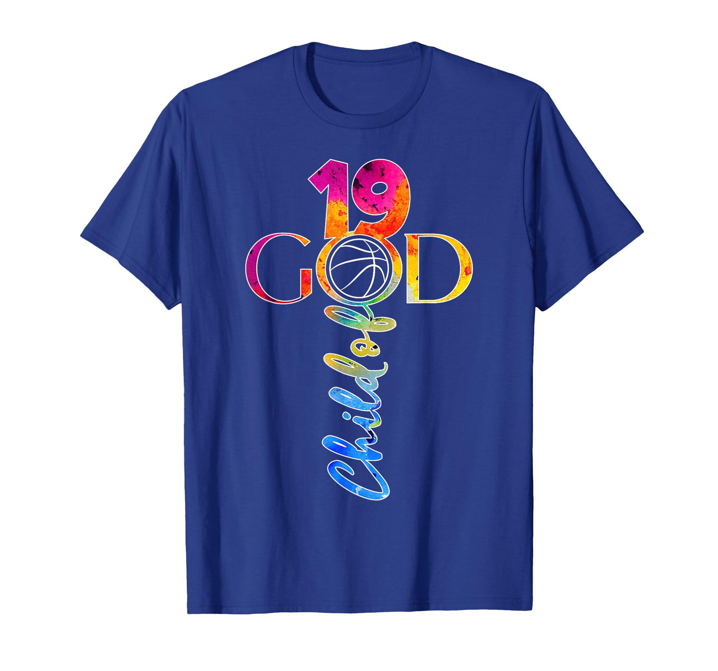 JESUS 19 YEARS CHILD OF GOD BASKETBALL 19TH BIRTHDAY T-Shirt