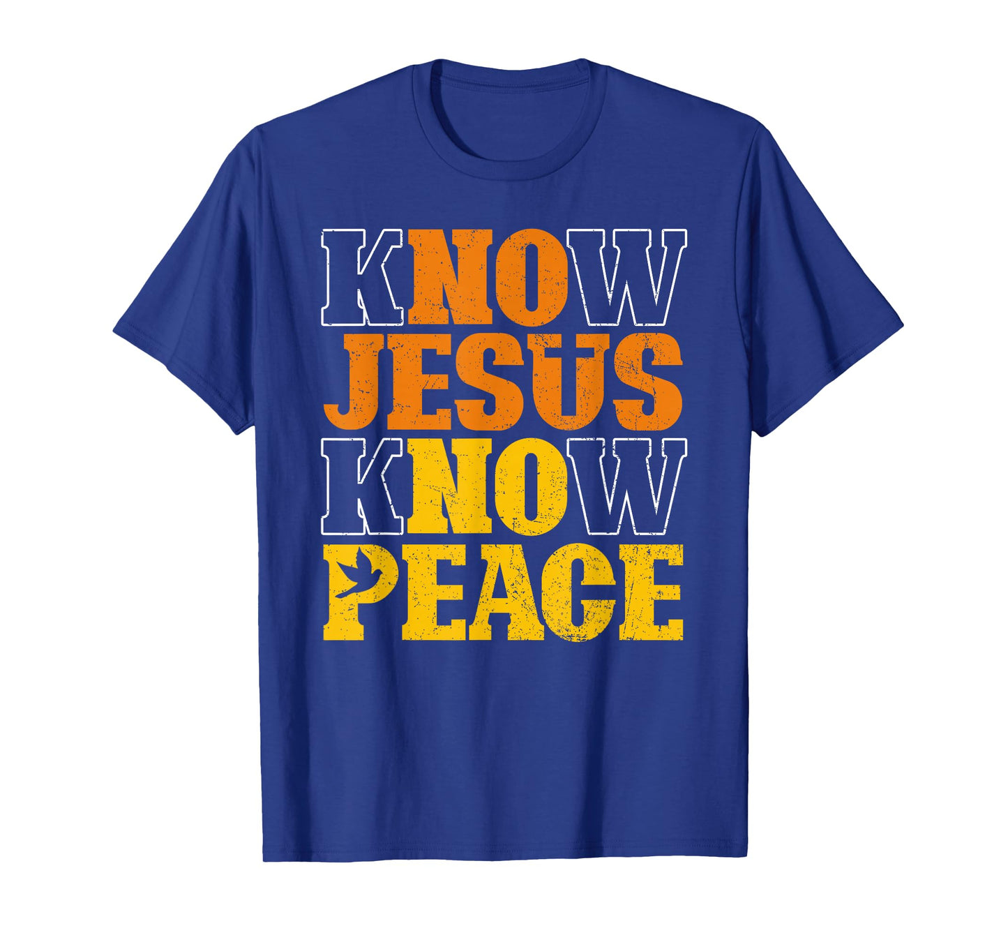 Know Jesus Know Peace Religion God Church Christian T-Shirt