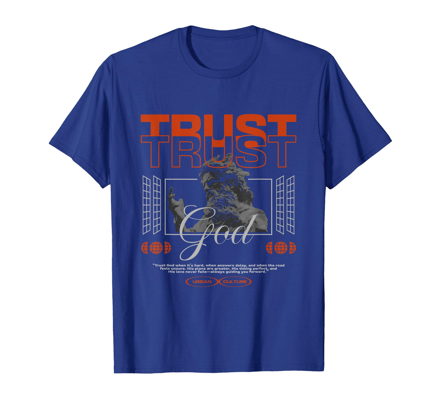Trust God | Faith Over Uncertainty Statement T-Shirt