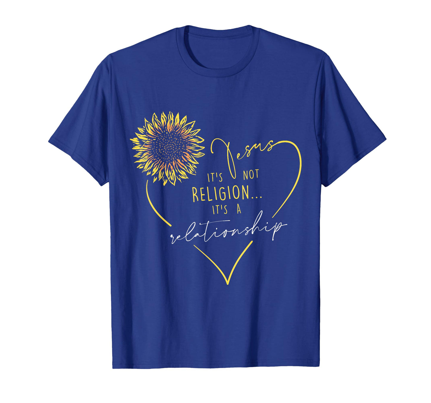 Jesus Its not Religion its a realtionship - Christian Women T-Shirt